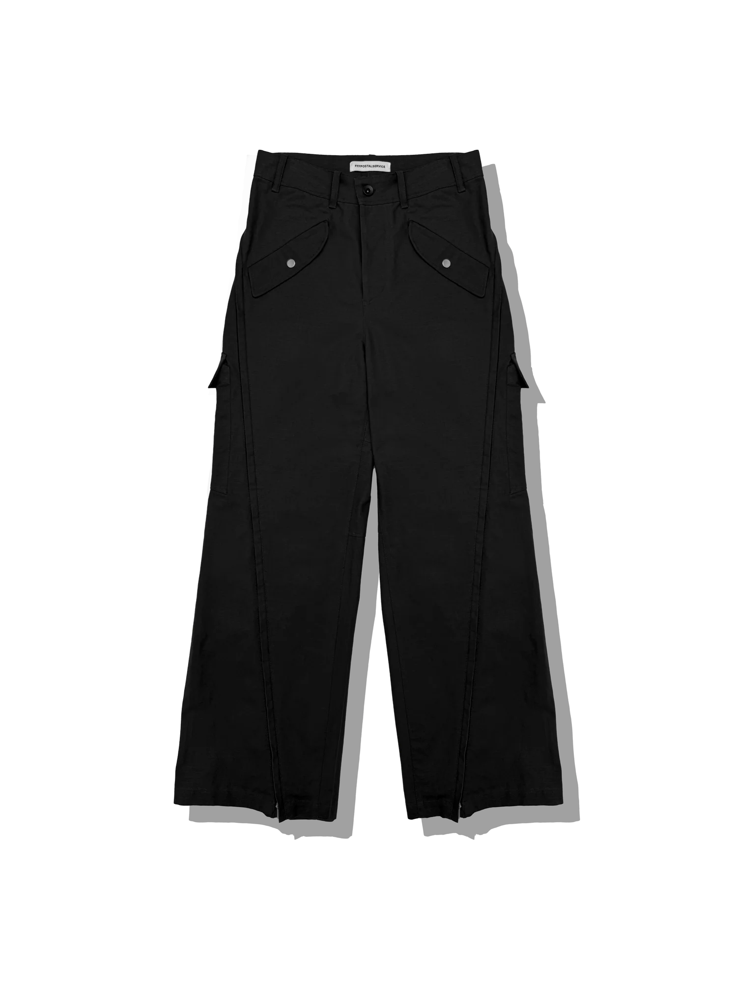 FFFPOSTALSERVICE 3-Way Zip Cargo Trousers Black - Image 3