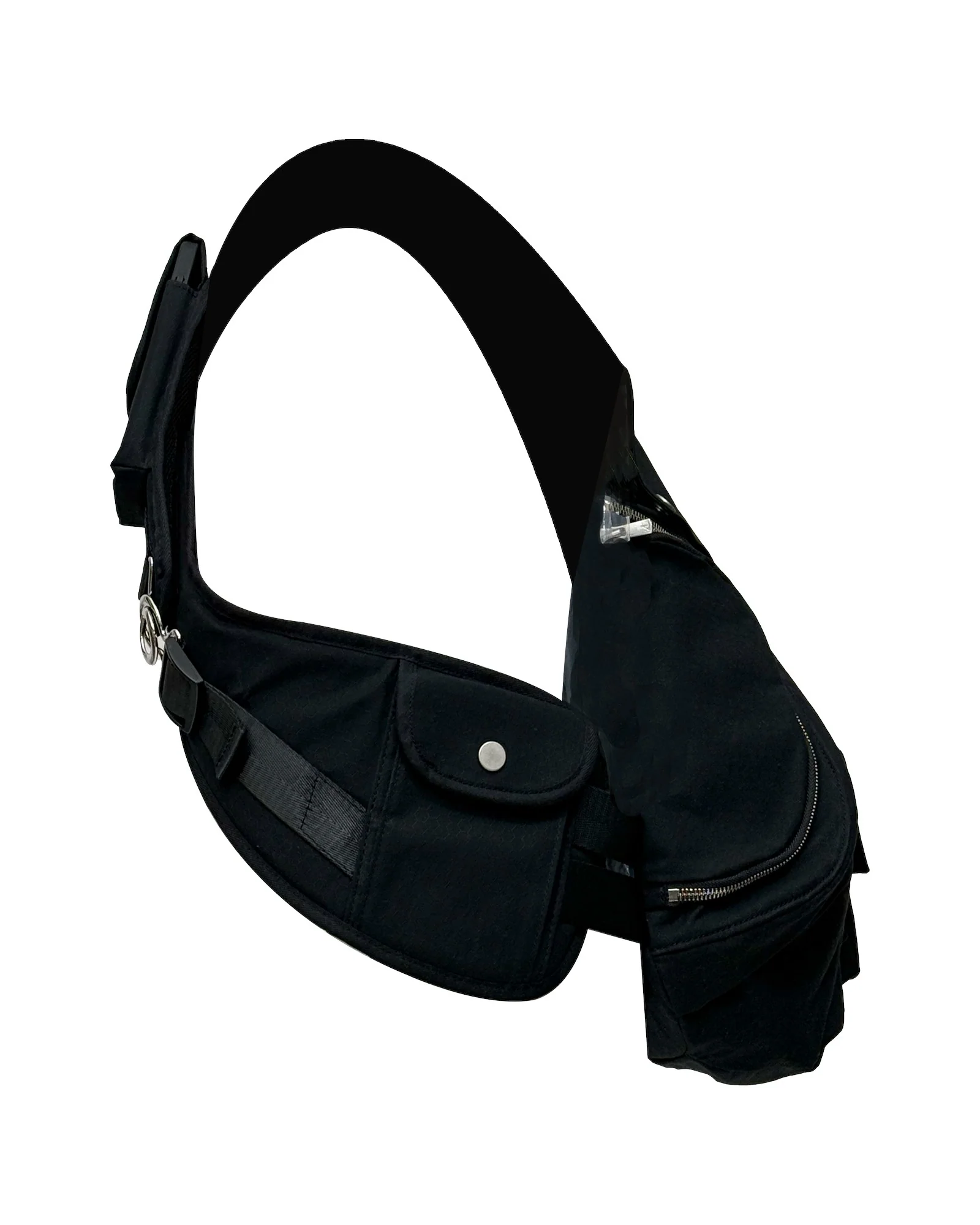FFFPOSTALSERVICE Cargo Tech Sling Bag Black - Image 2