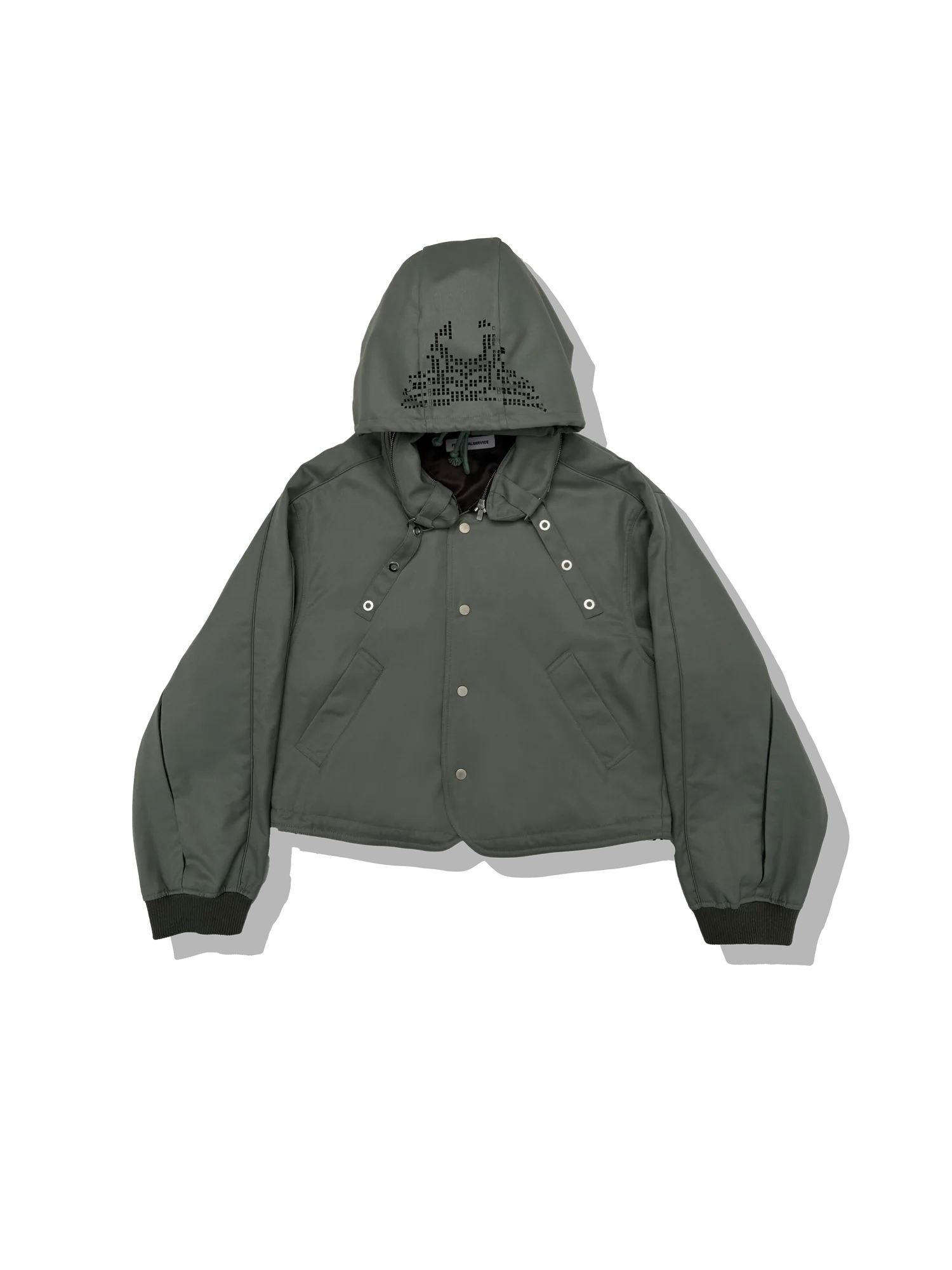 FFFPOSTALSERVICE Reia Hooded Parachute Jacket Tokyo Green