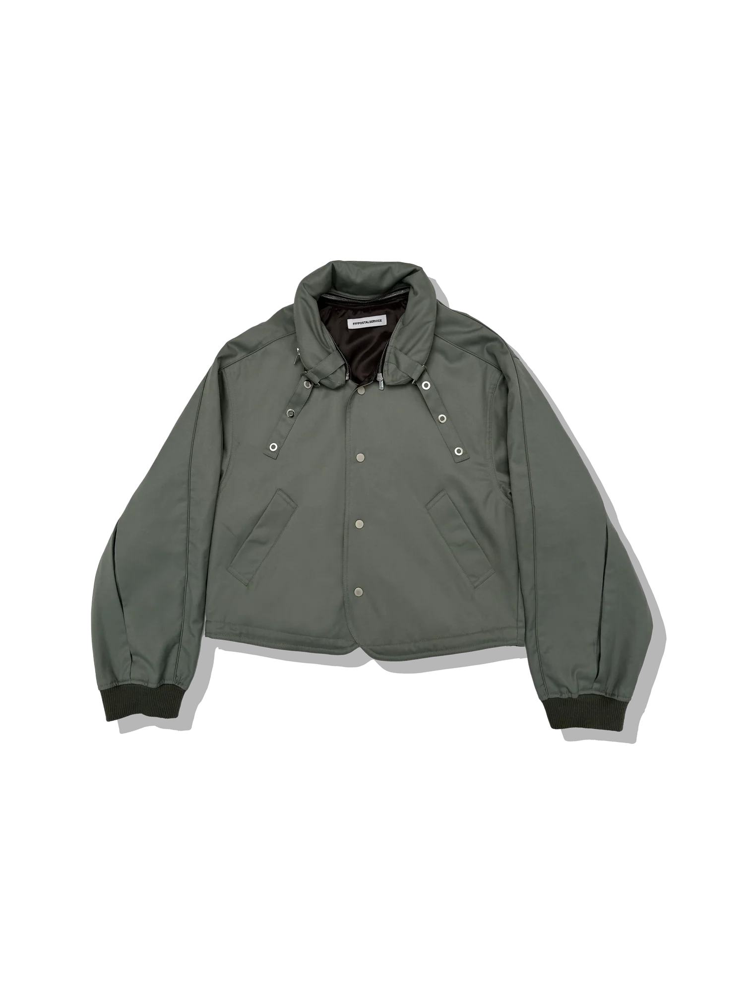 FFFPOSTALSERVICE Reia Hooded Parachute Jacket Tokyo Green - Image 2