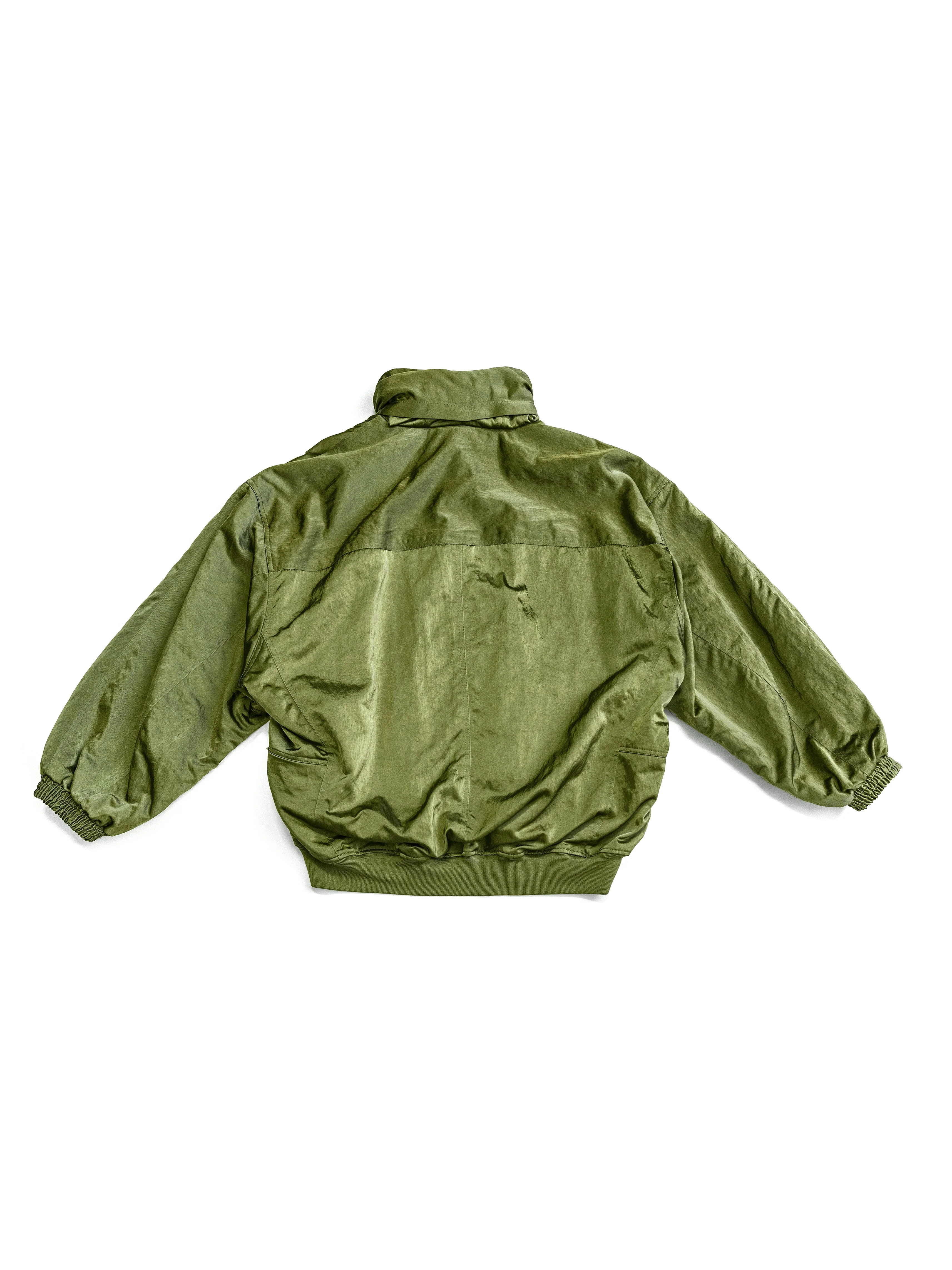 Hed Mayner Oversized Bomber Jacket Green - Image 2
