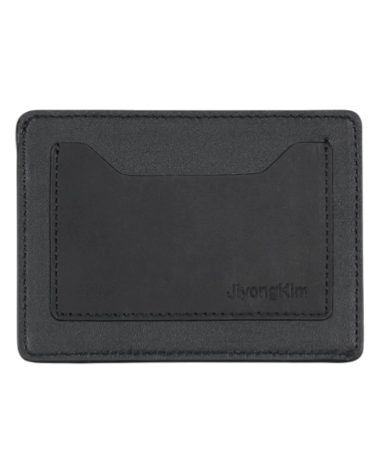 Jiyong Kim Sun-Bleached Leather Wallet Black - Image 2
