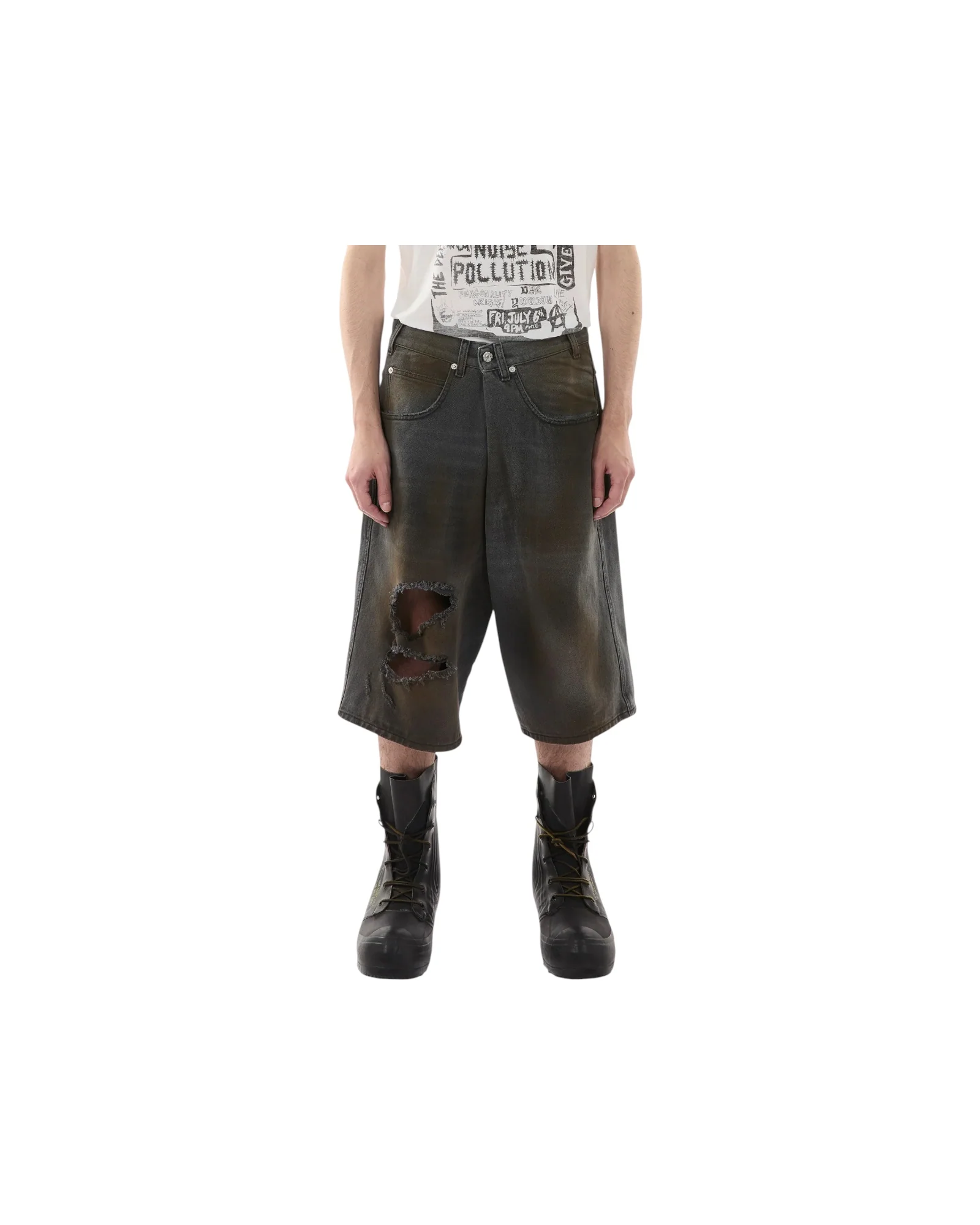 Luu Dan Kriss Kross Shorts Dirty Outcast Grey