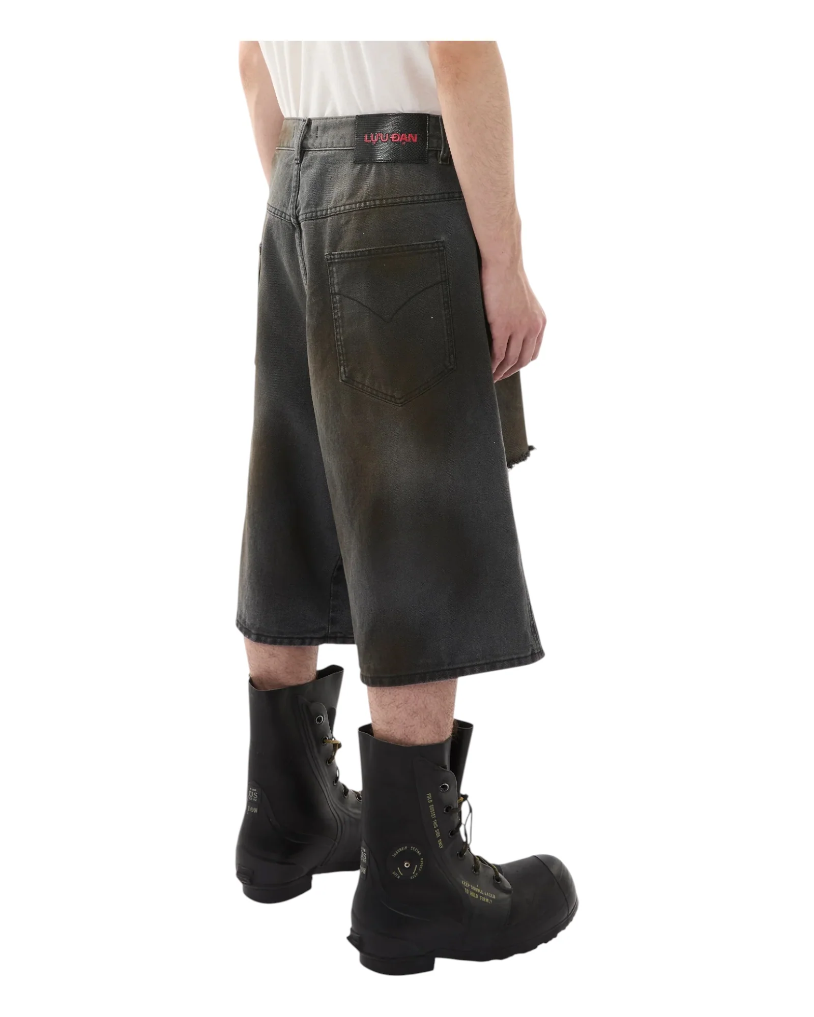 Luu Dan Kriss Kross Shorts Dirty Outcast Grey - Image 3