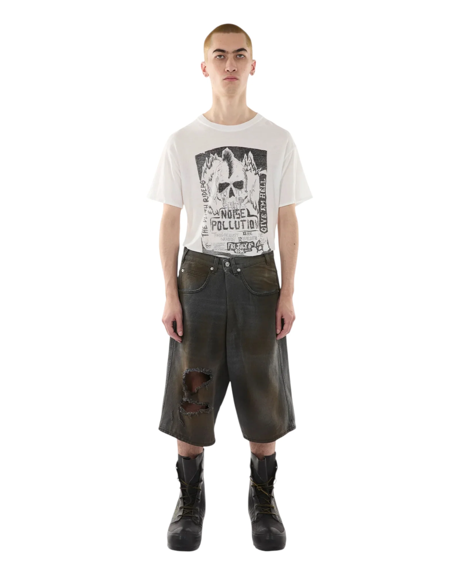 Luu Dan Kriss Kross Shorts Dirty Outcast Grey - Image 4