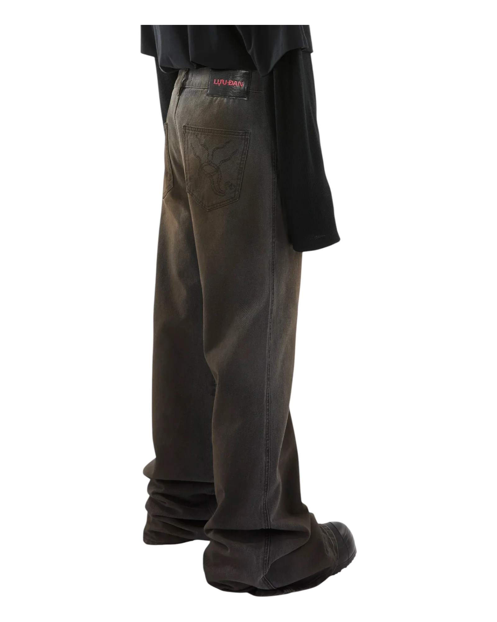 Luu Dan Phat Pants Xl Dirty Outcast Grey - Image 3