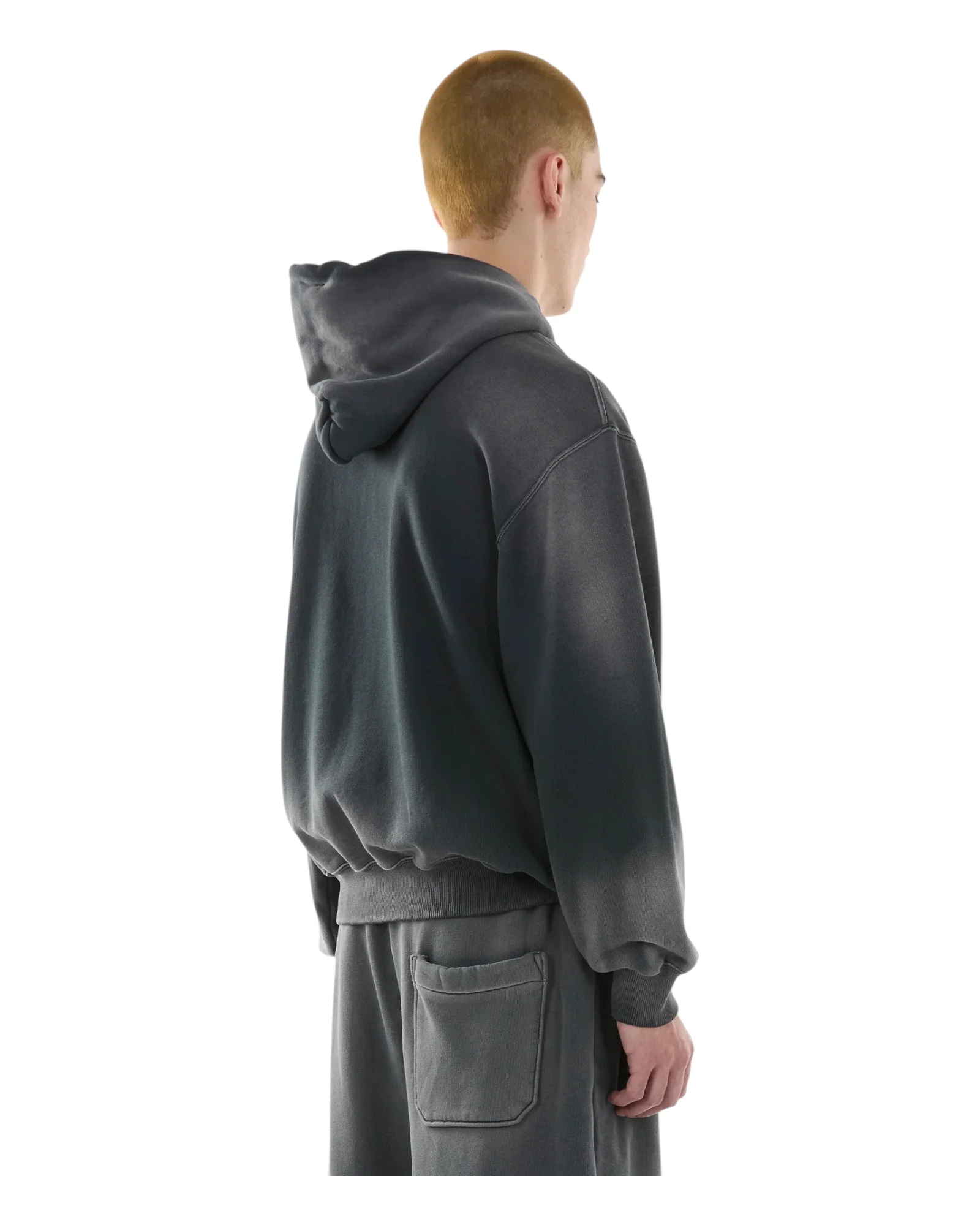 Luu Dan Slouch Hoodie Metal Snake / Black Smoke - Image 3