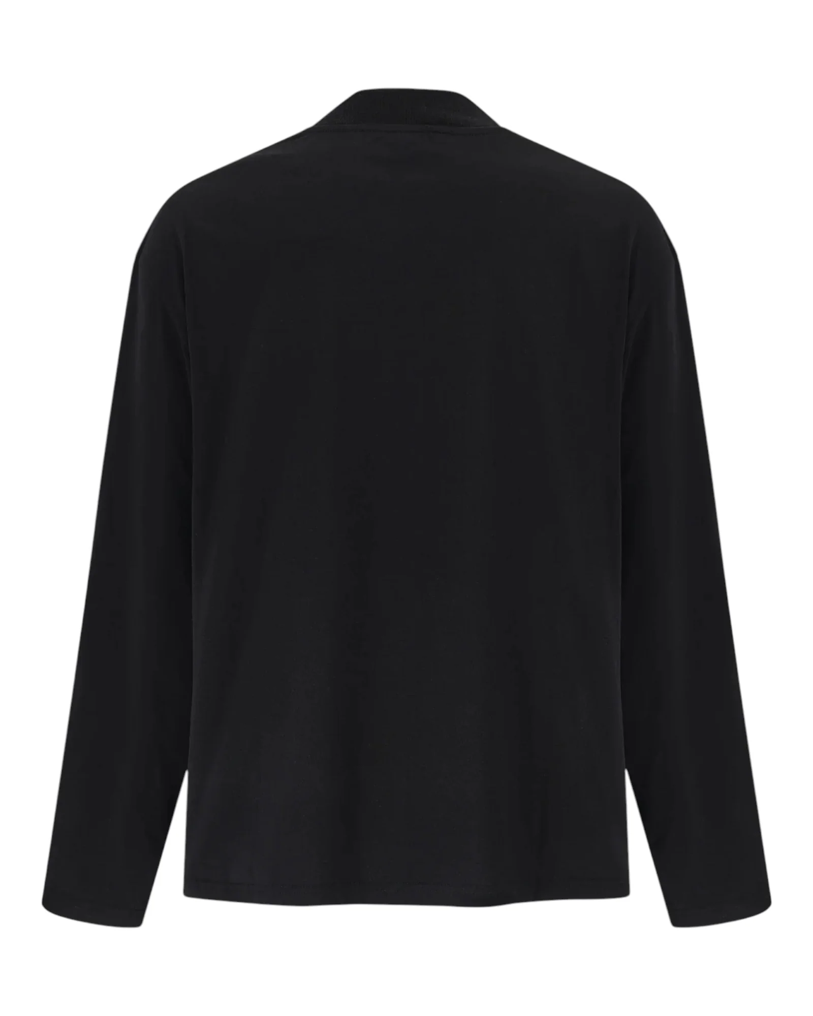 Martine Rose Funnel Neck L/S T-shirt Black Fuzzies 2 - Image 2