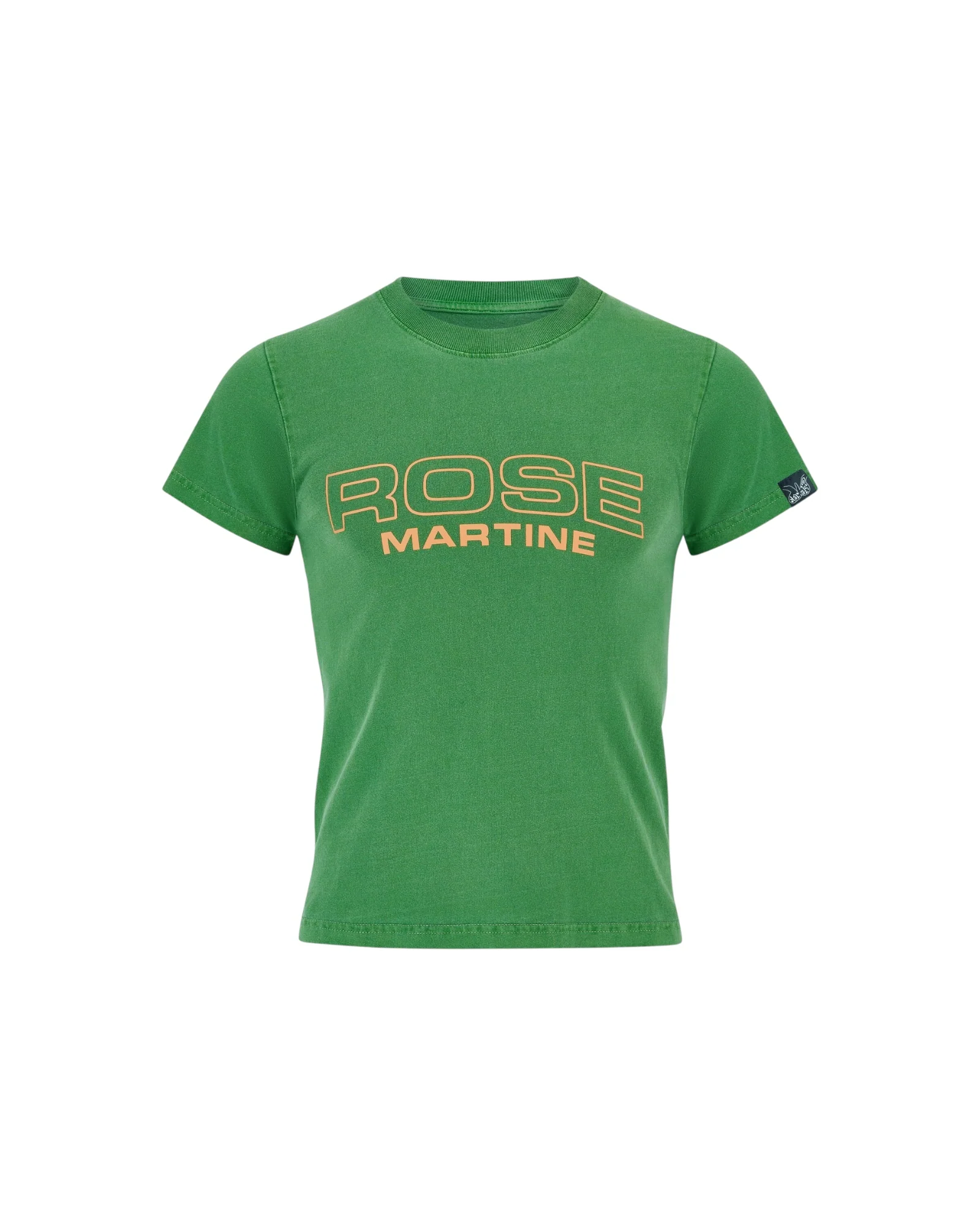 Martine Rose Shrunken T-shirt Green Rose Martine