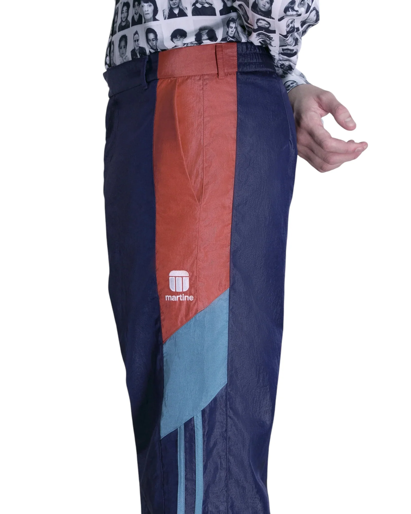 Martine Rose Track Trouser Navy - Image 3