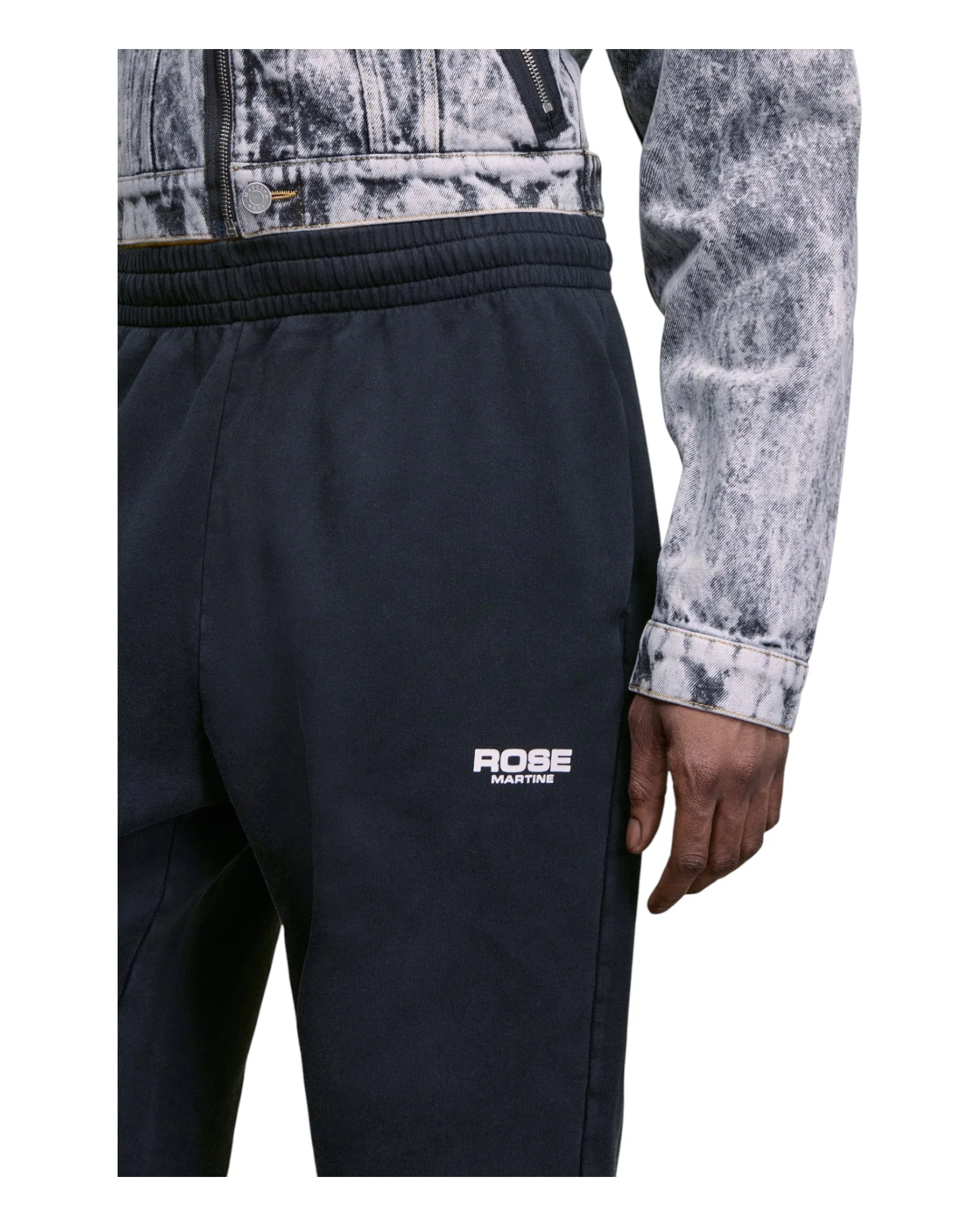 Martine Rose Wide Leg Trackpant Washed Black - Image 4