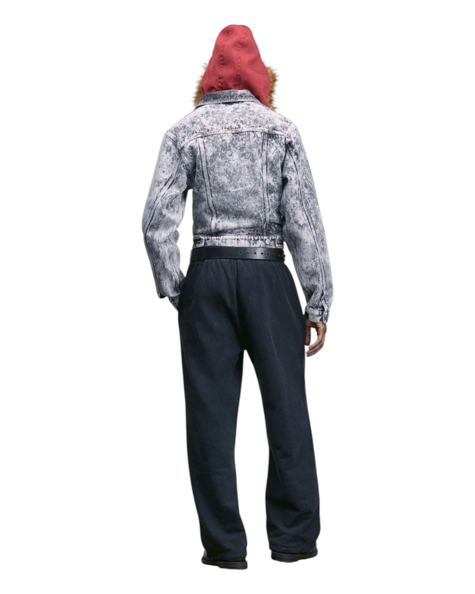Martine Rose Wide Leg Trackpant Washed Black - Image 5