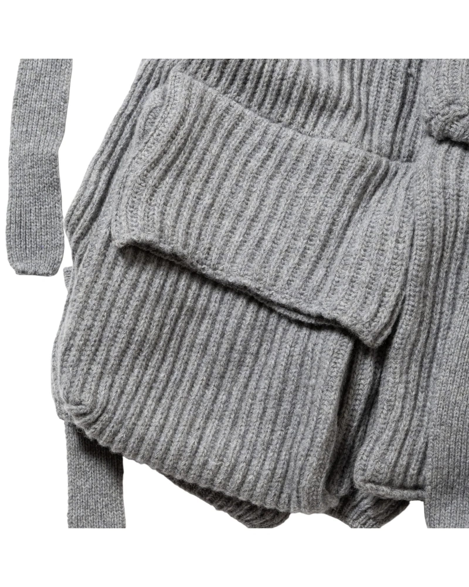 Meanswhile Mohair Body Armor Knit Vest Grey - Image 6