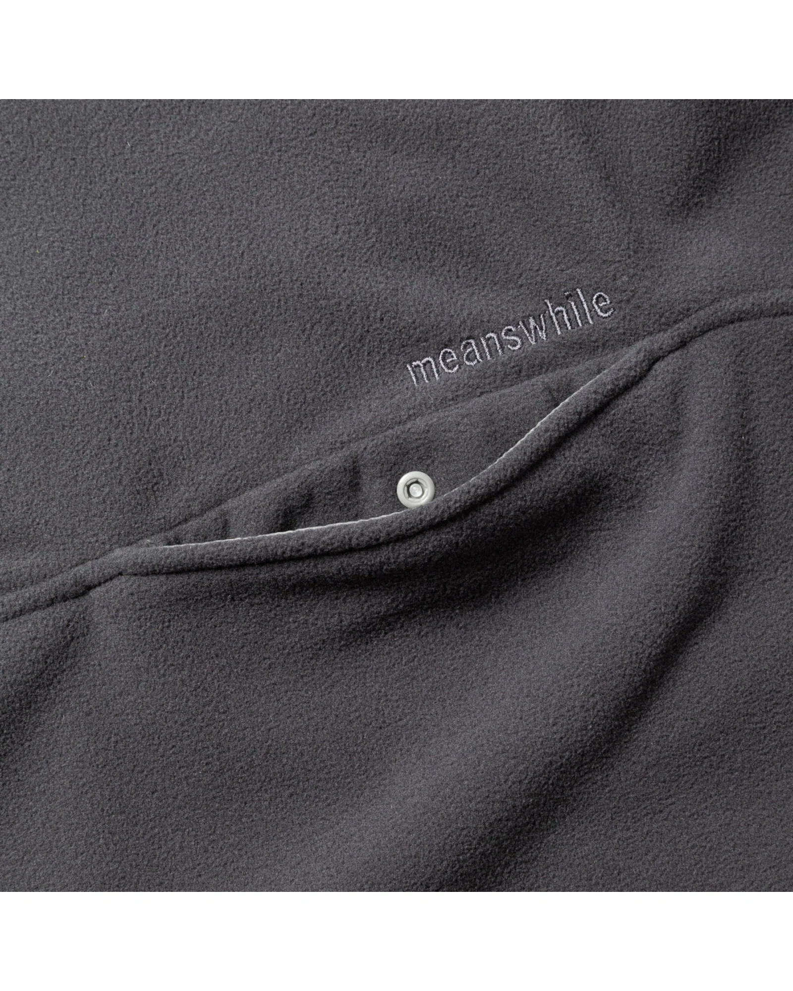 Meanswhile Polartec® Wind Pro P/O JKT Grey - Image 4