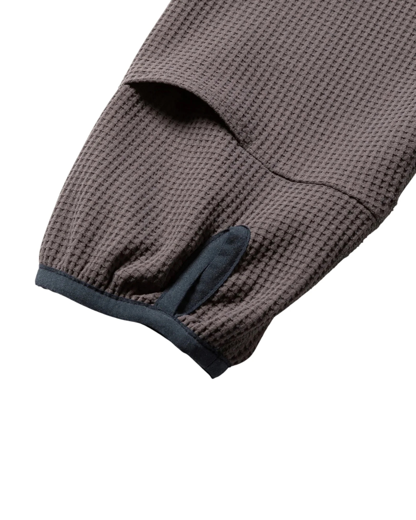 Meanswhile SOLOTEX Waffle Balaclava Hoodie Charcoal - Image 5