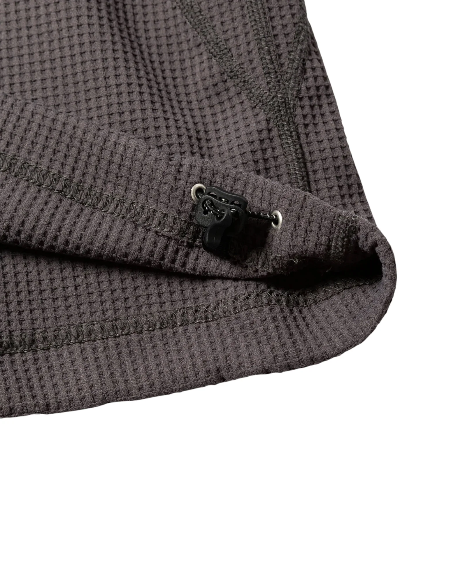 Meanswhile SOLOTEX Waffle Balaclava Hoodie Charcoal - Image 6
