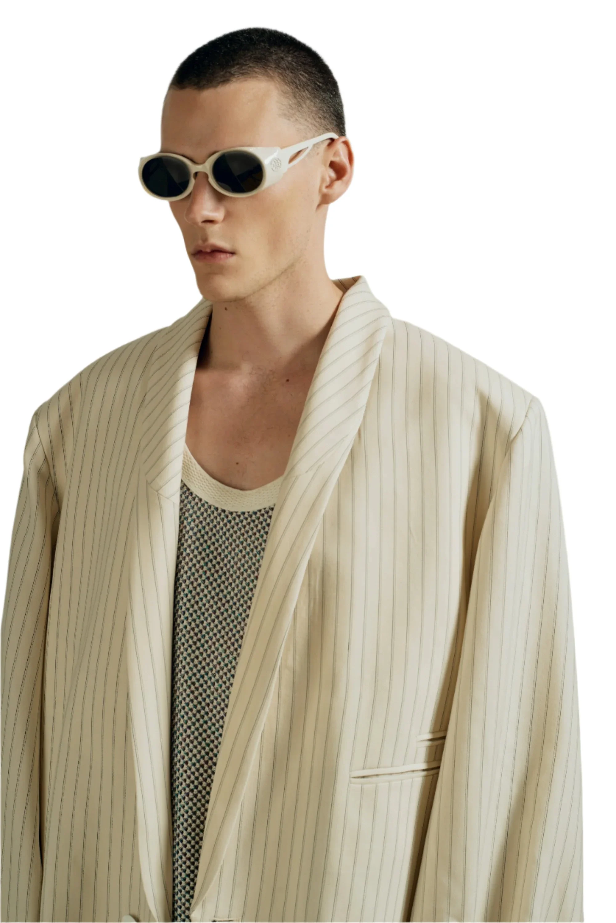 Namesake Barbosa Blazer Vanilla Stripe - Image 3