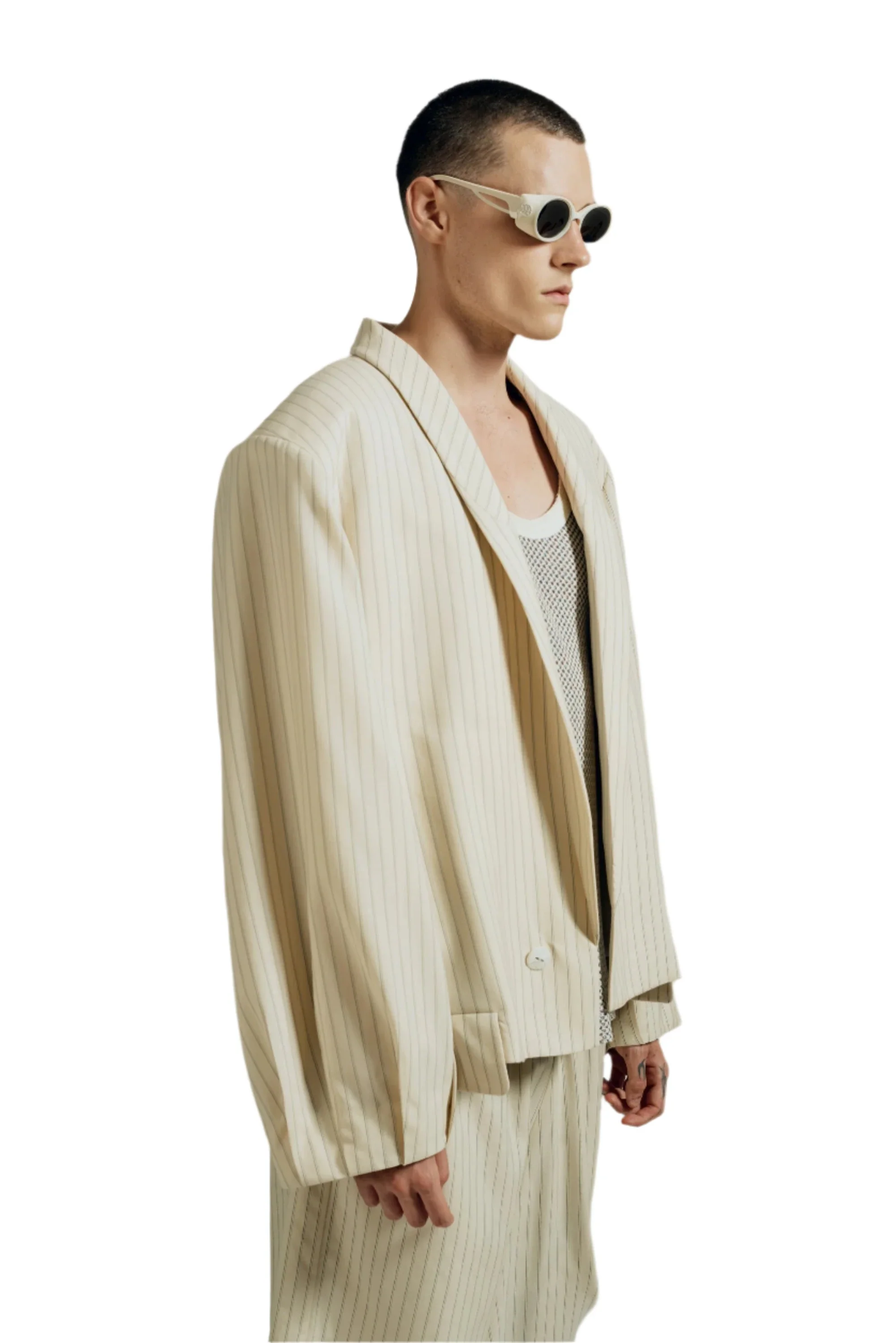 Namesake Barbosa Blazer Vanilla Stripe - Image 4