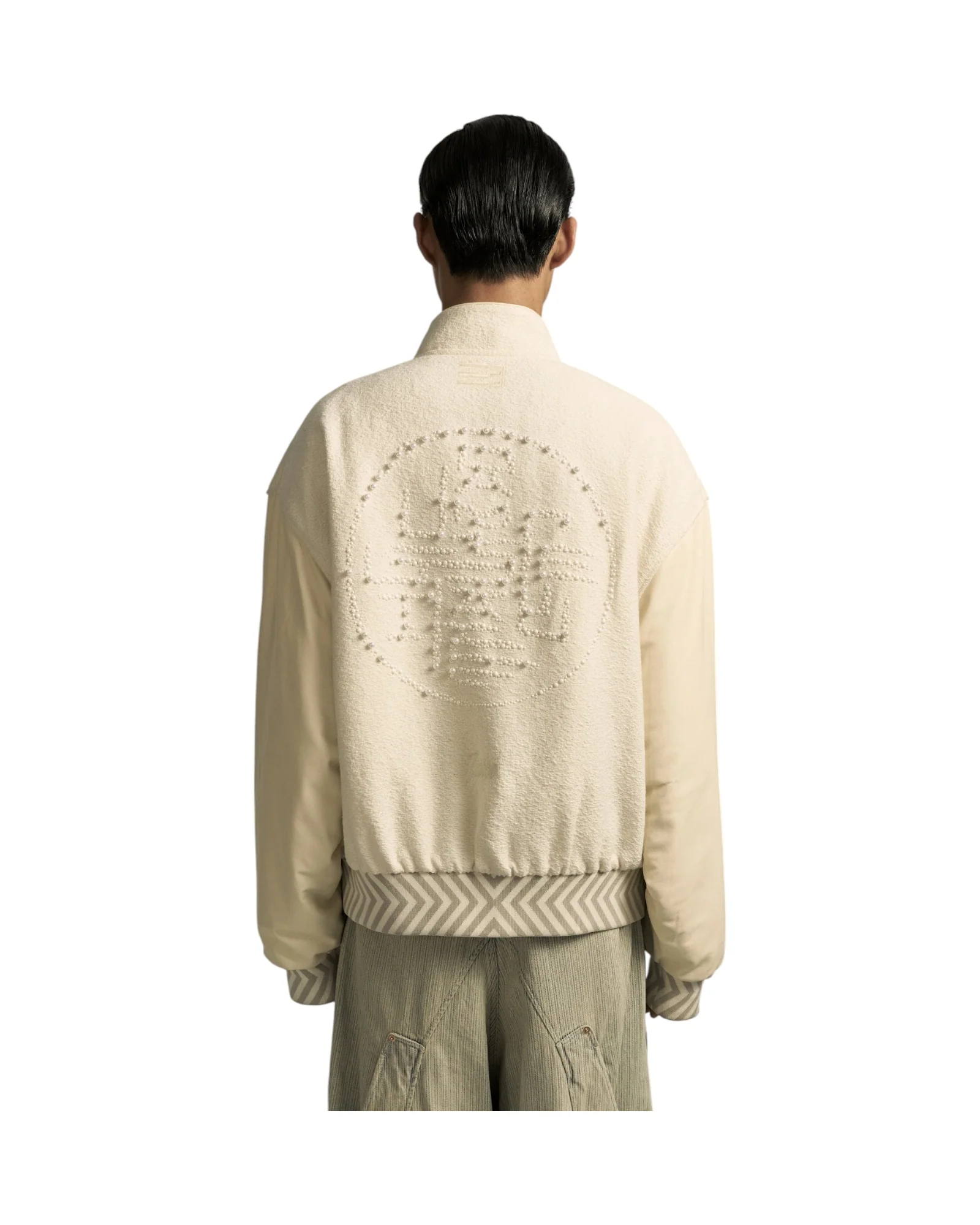 Namesake x Juice Georgia Homecoming Varsity Jacket Cannoli Crean - Image 2
