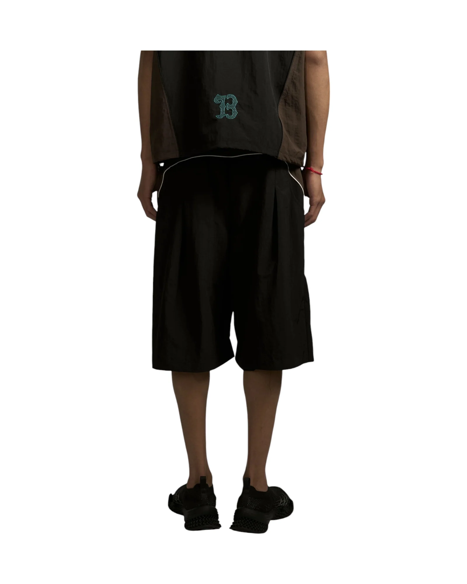 Namesake x Juice Mechalle Track Shorts Black - Image 3