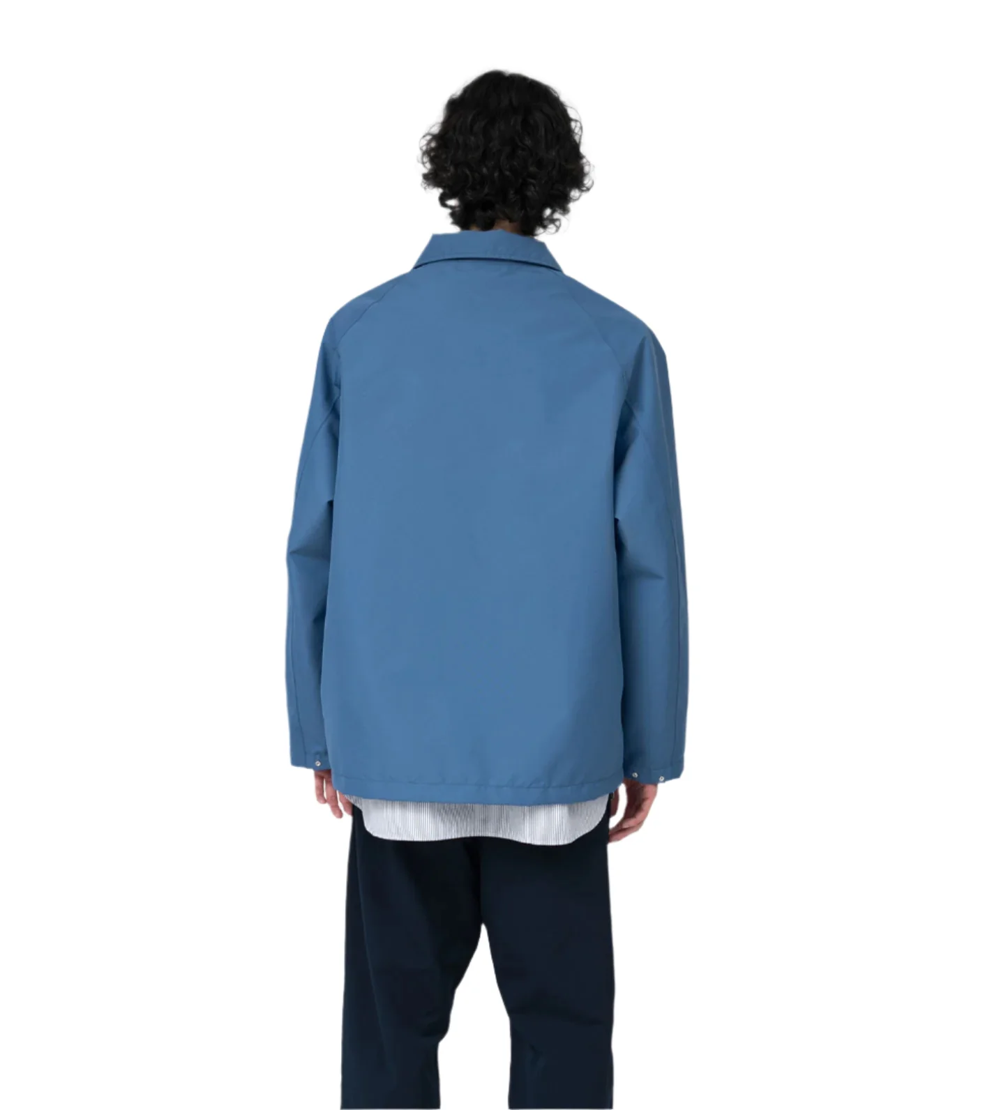 Nanamica 2L Gore-Tex Coach Jacket Sax - Image 5