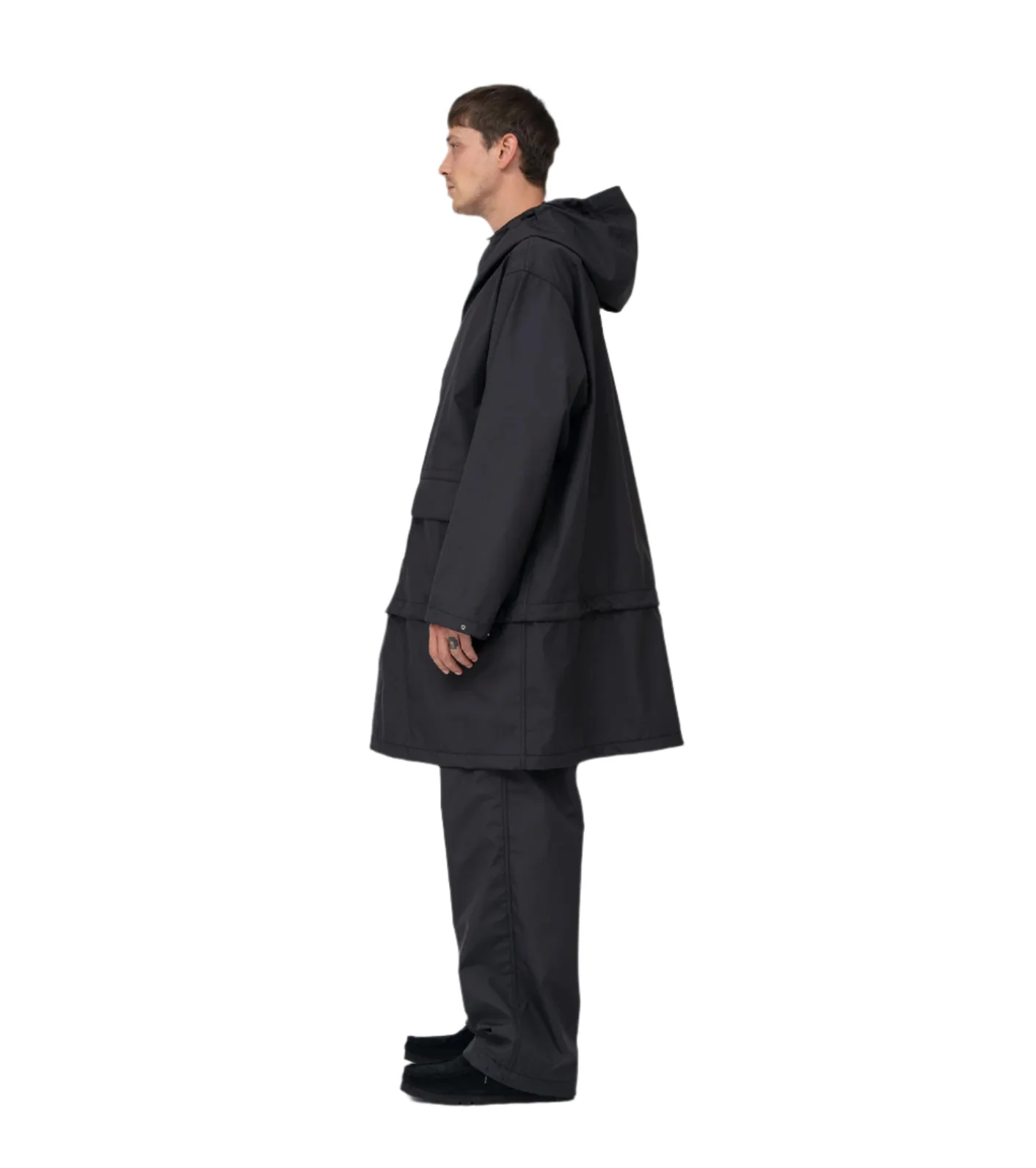 Nanamica 3L PERTEX SHIELD 2Way Travel Coat Black - Image 4