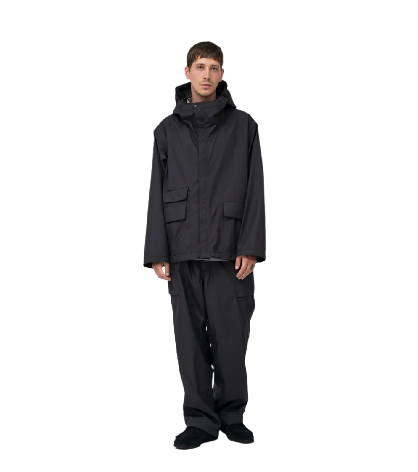 Nanamica 3L PERTEX SHIELD 2Way Travel Coat Black - Image 6