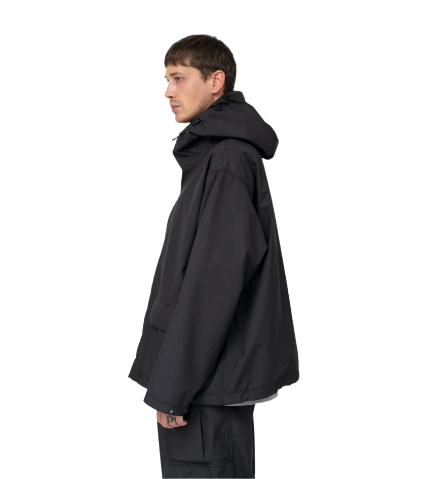 Nanamica 3L PERTEX SHIELD 2Way Travel Coat Black - Image 7