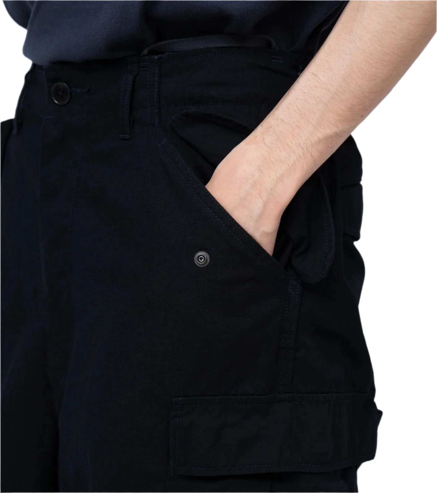 Nanamica Cargo Pants Black - Image 6