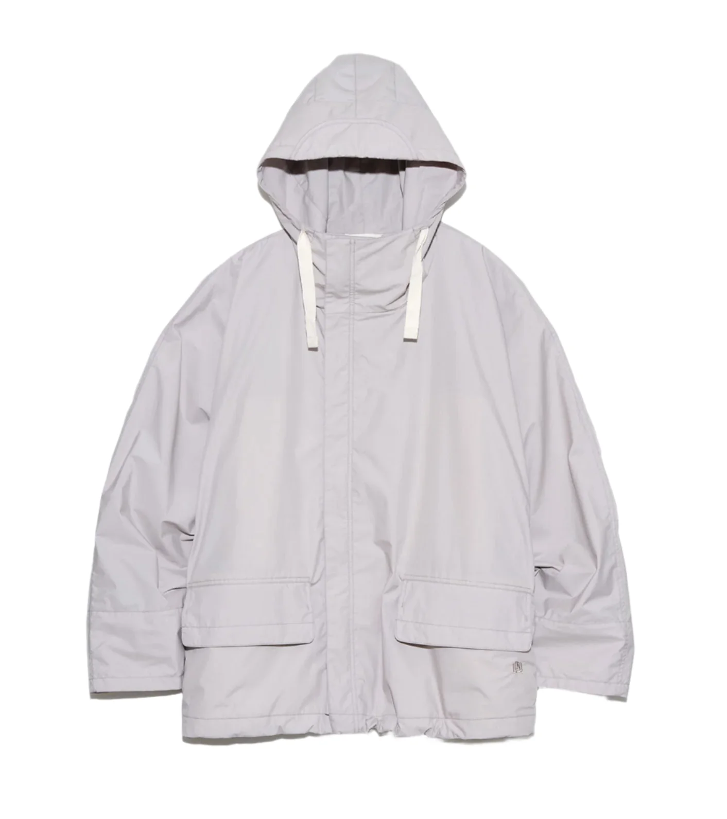 Nanamica Hooded Deck Jacket Grey Beige - Image 2