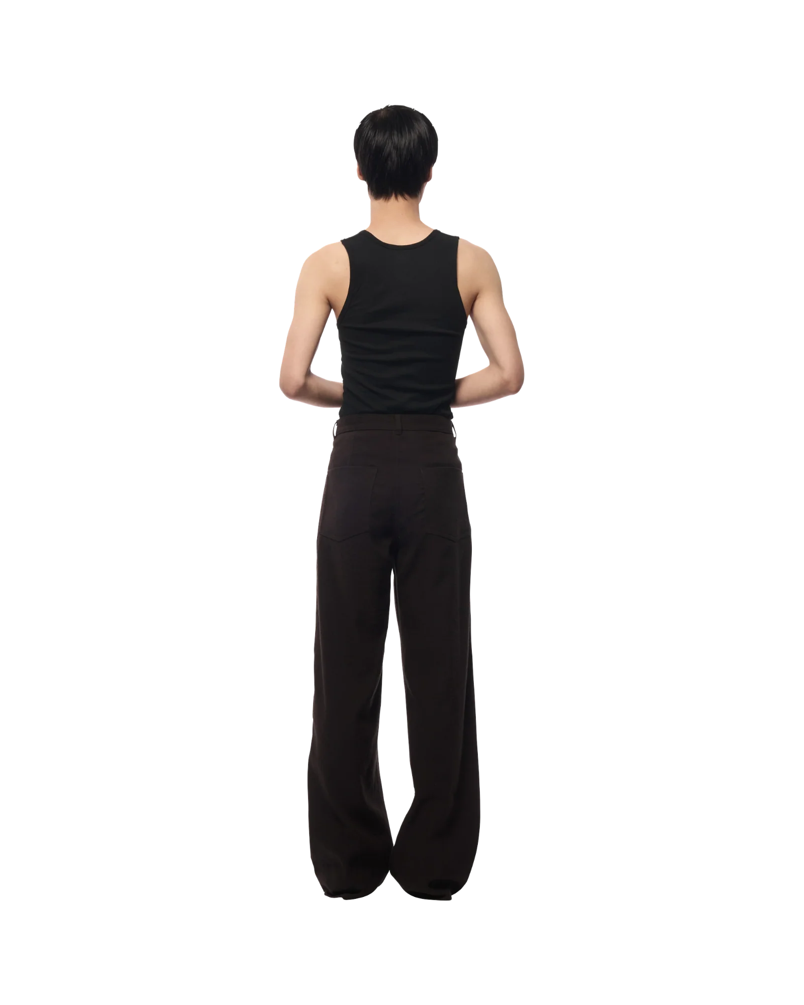 Omar Afridi 5PKT Trousers Brown - Image 2
