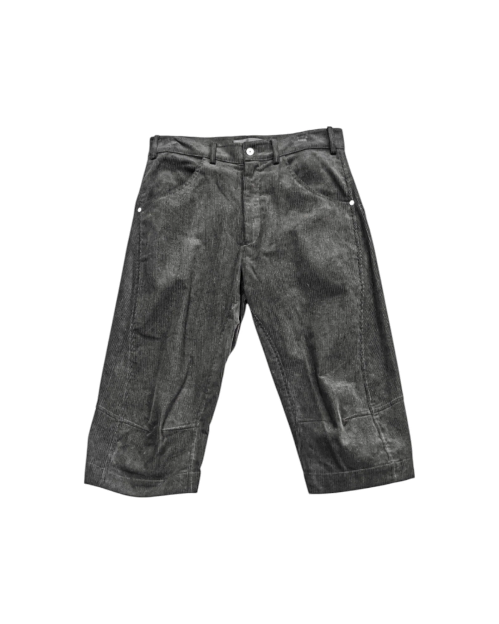 Omar Afridi Knee Darted Flare Shorts Black