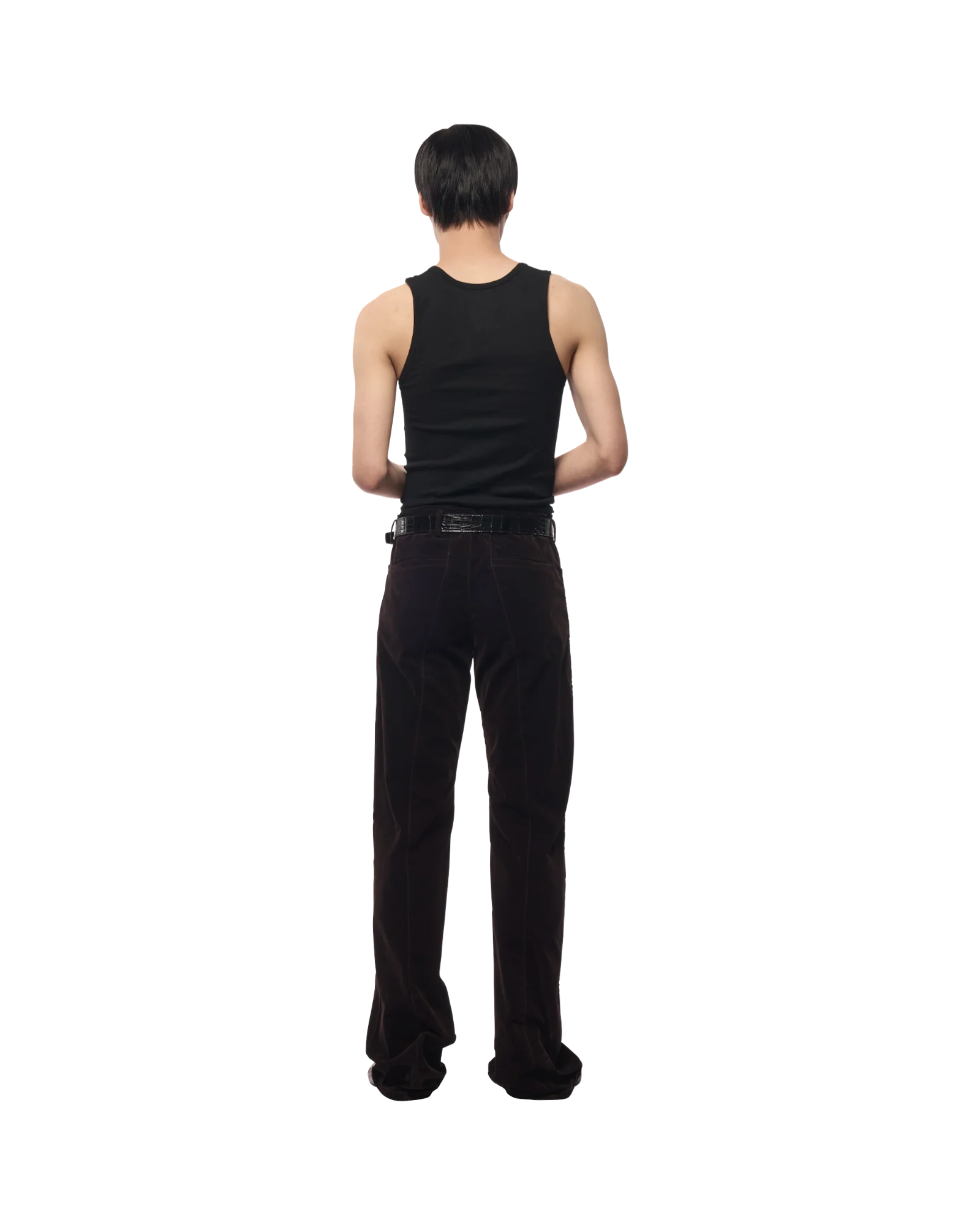 Omar Afridi Sol Denim Trousers Purple - Image 2