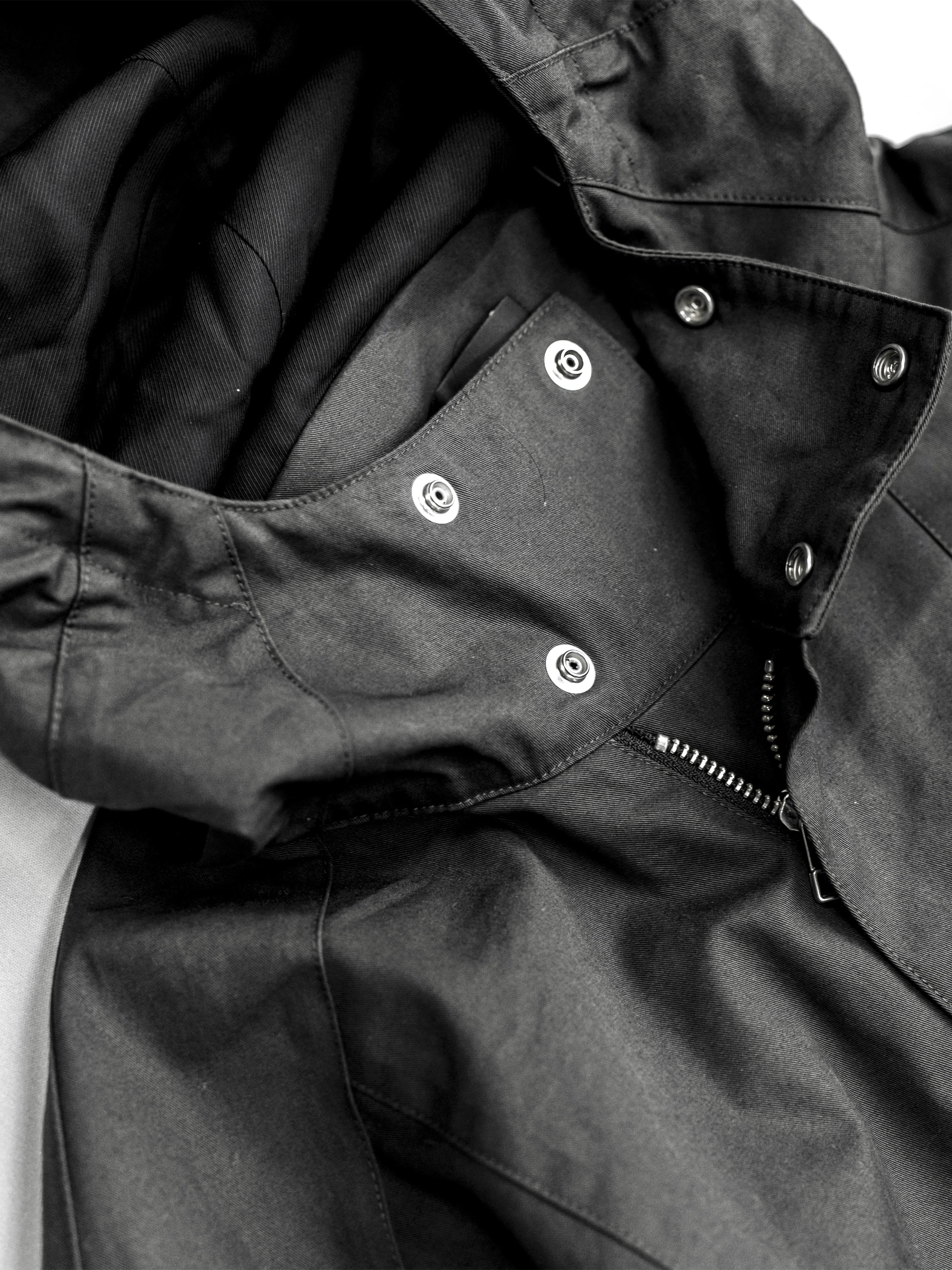 Omar Afridi Aidos Parka Charcoal - Image 5