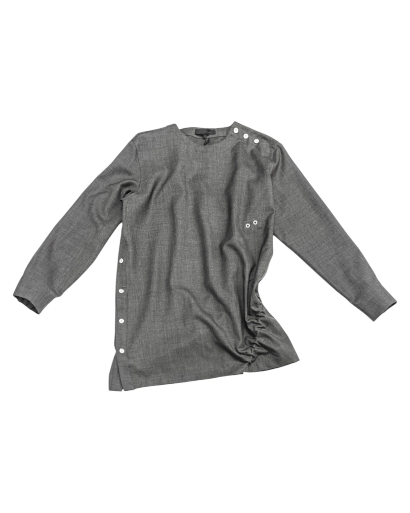 Omar Afridi Cinched Shirt Grey