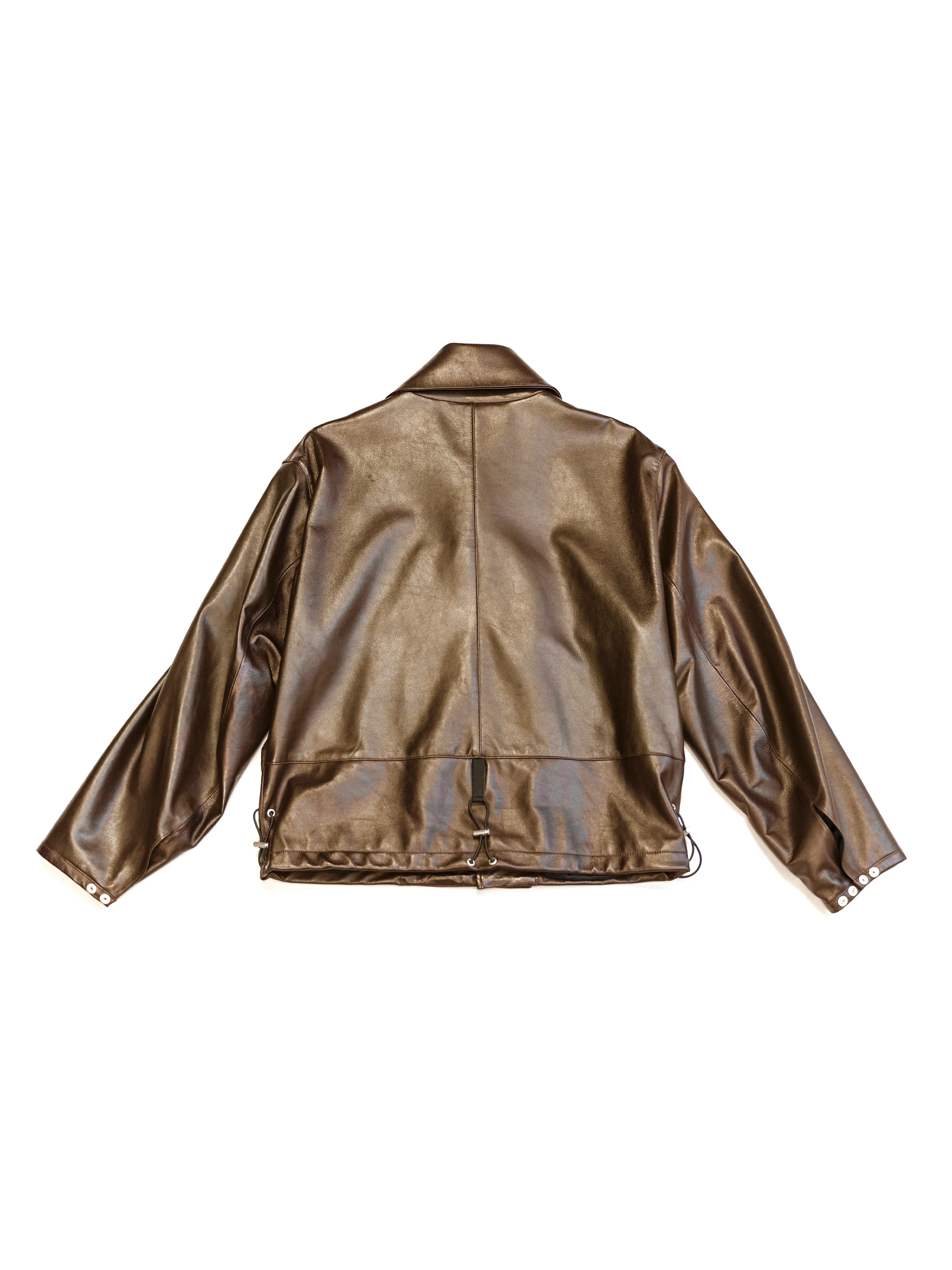 Omar Afridi Drawcord Blouson Brown - Image 3