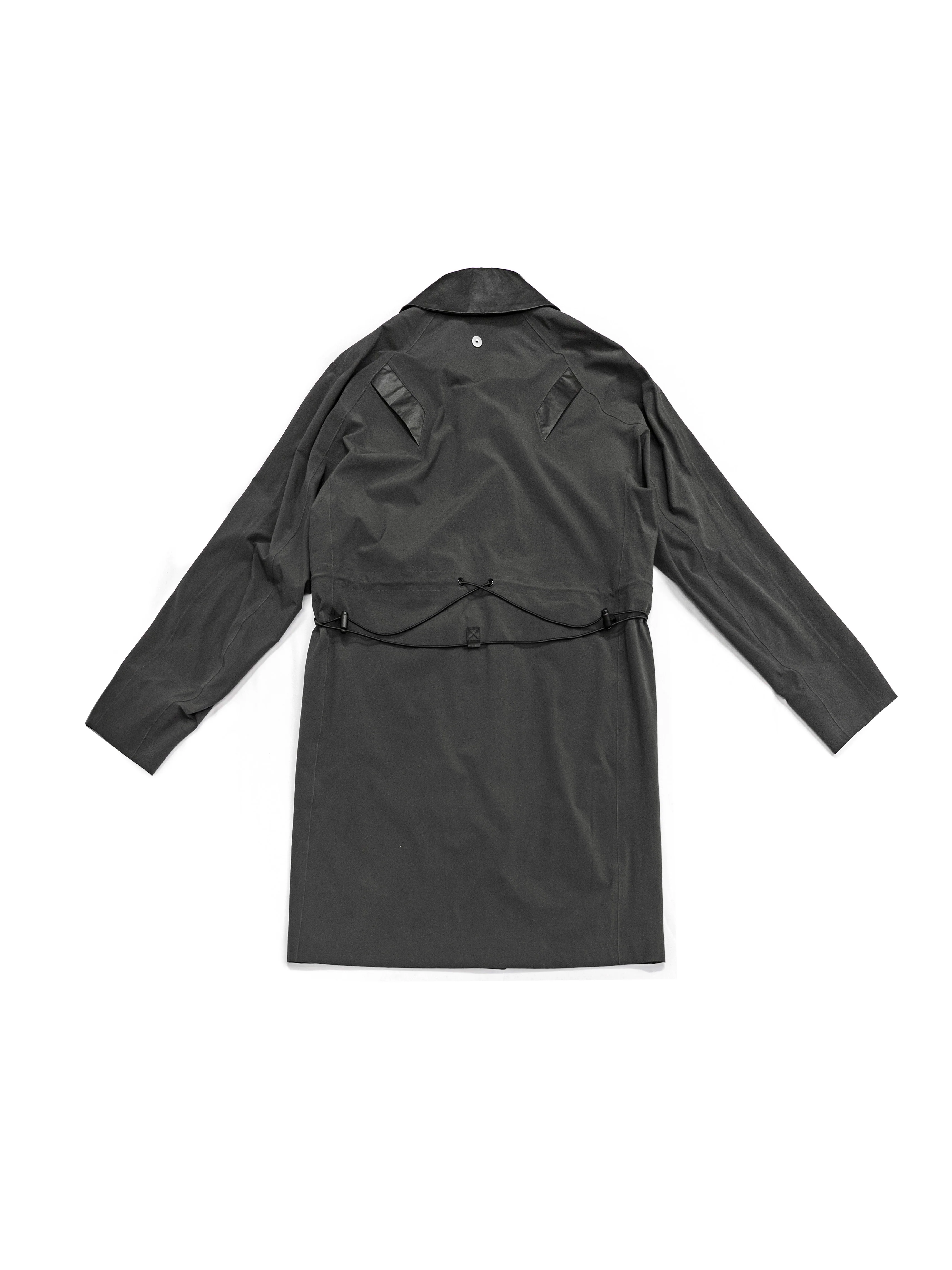 Omar Afridi Gstaad Coat Charcoal - Image 3