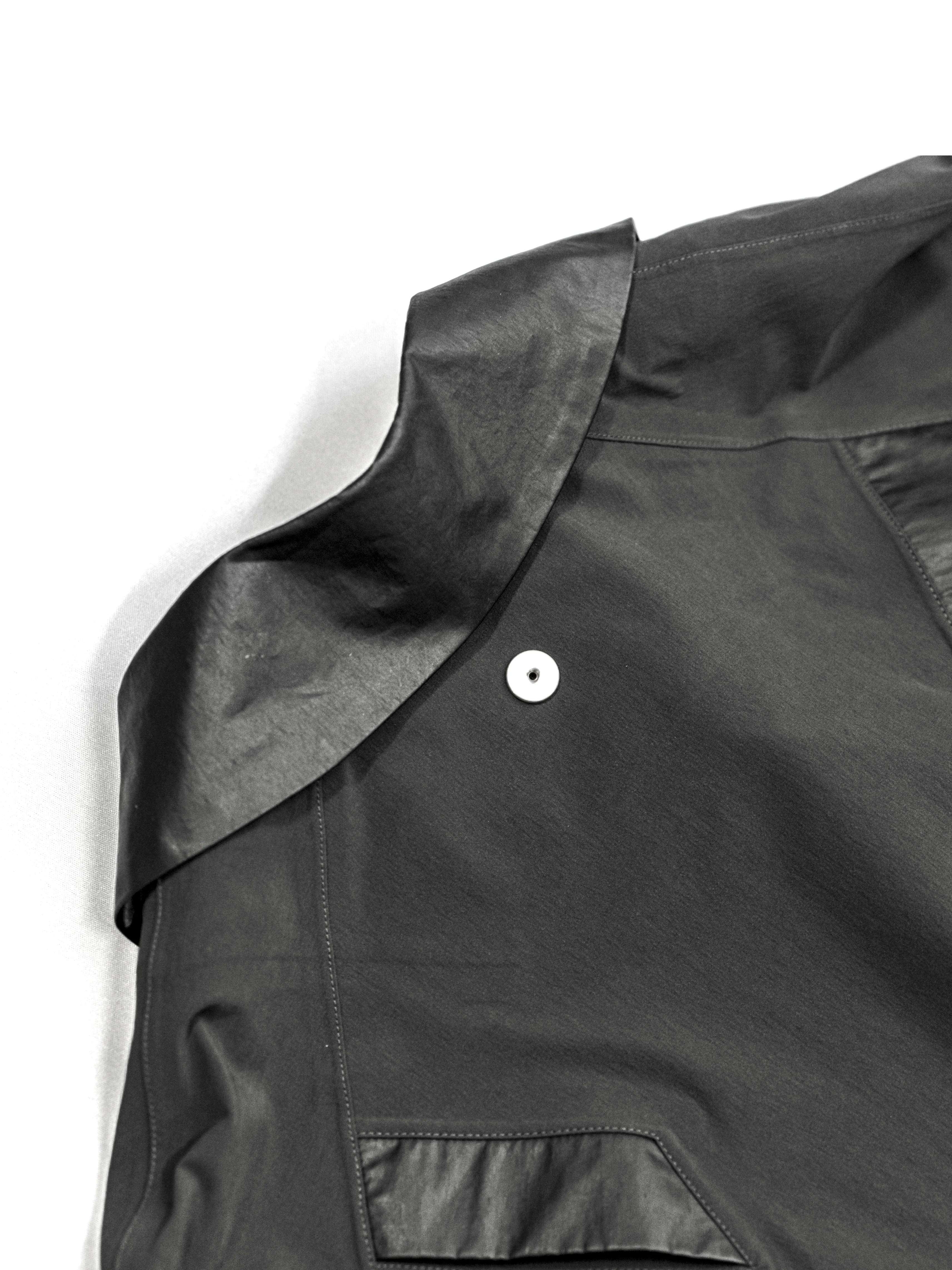 Omar Afridi Gstaad Coat Charcoal - Image 5