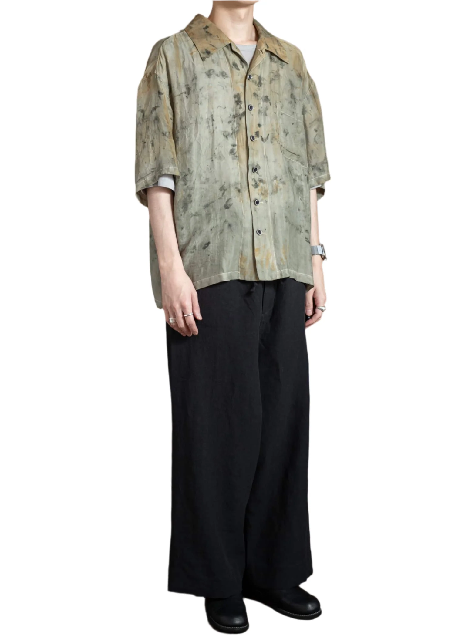 Peng Tai Chinese Medicine Dyed Silk Shirt - Image 6