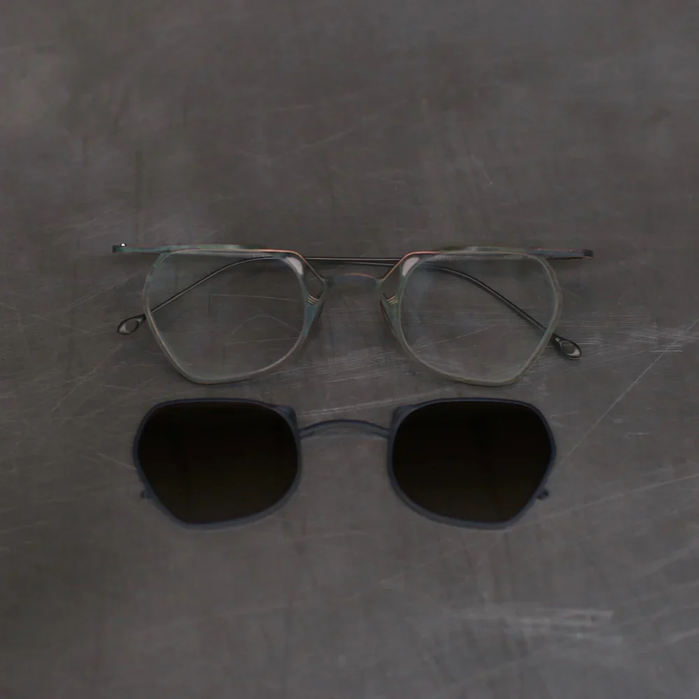 Rigards - The Viridi-Anne 1999TVA Double Layer Sunglasses Antique Jade