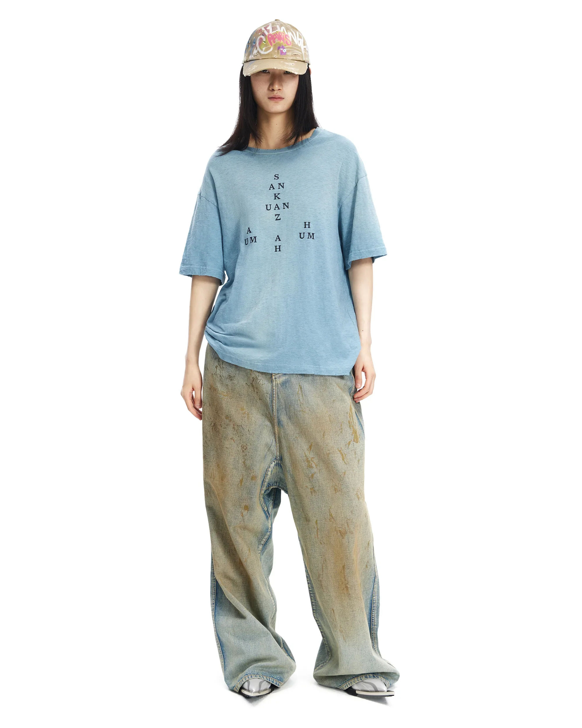 Sankuanz Logo T-Shirt Blue - Image 5