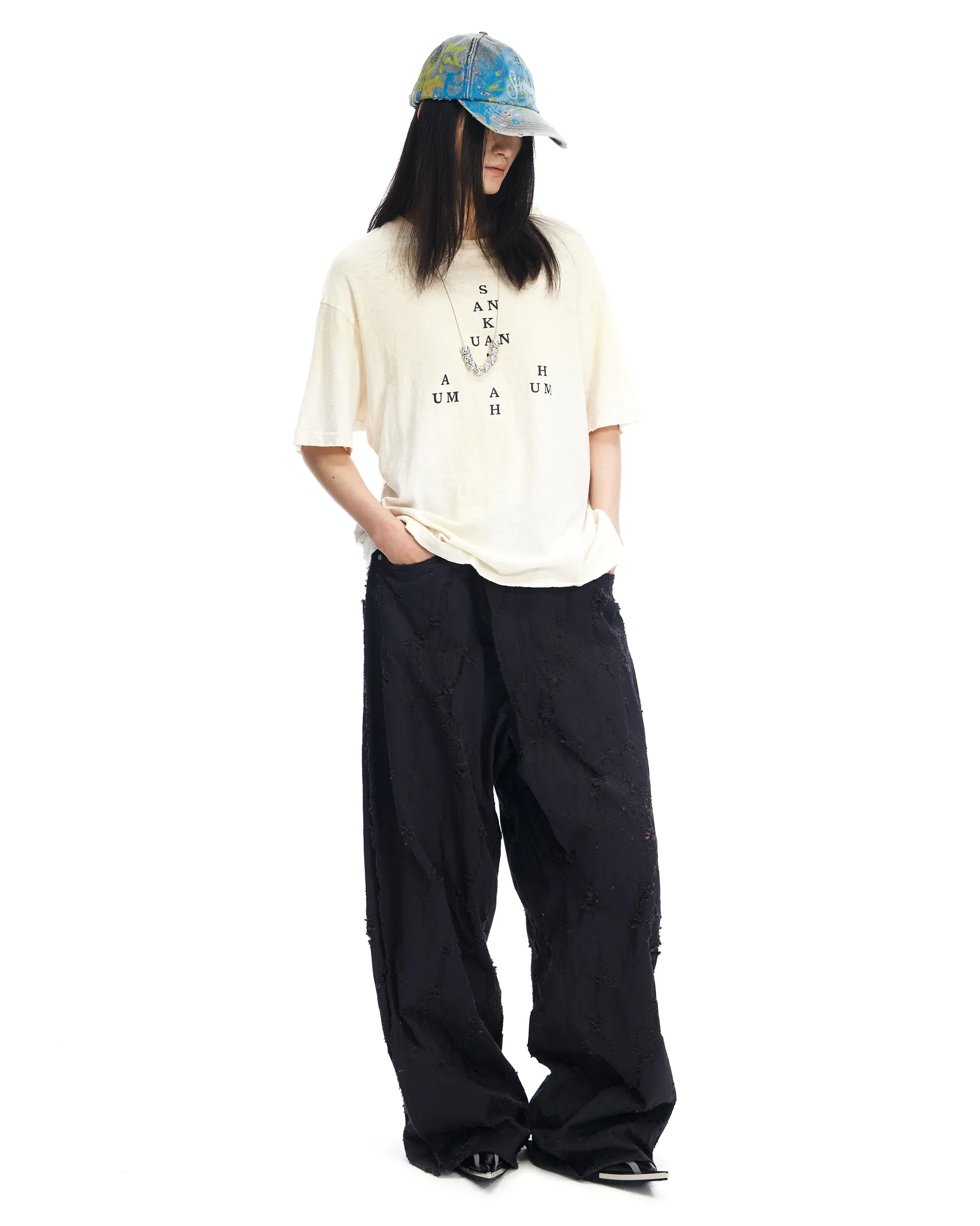 Sankuanz Logo T-Shirt White - Image 5