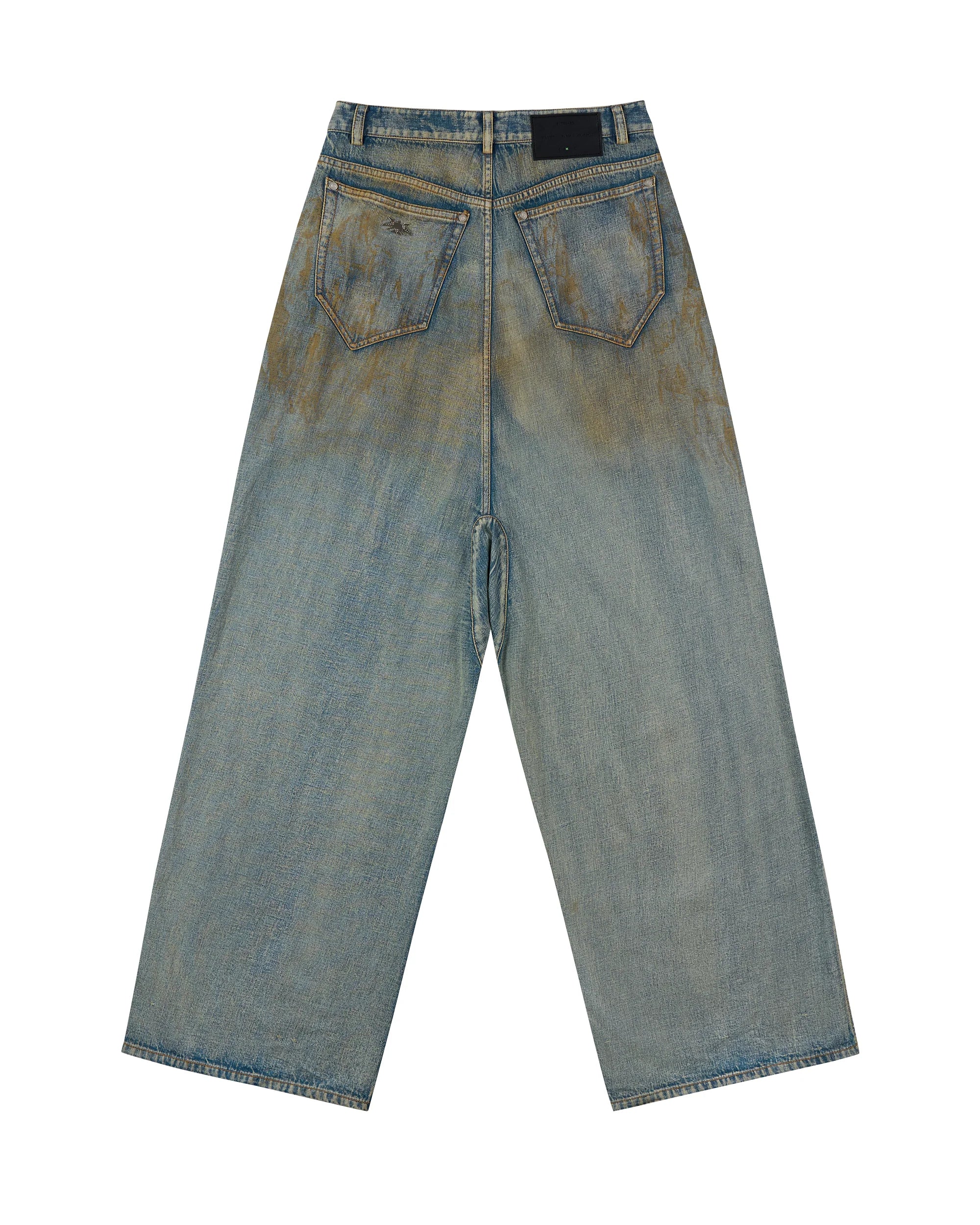 Sankuanz Mud-Dyed Distressed Jeans - Image 3