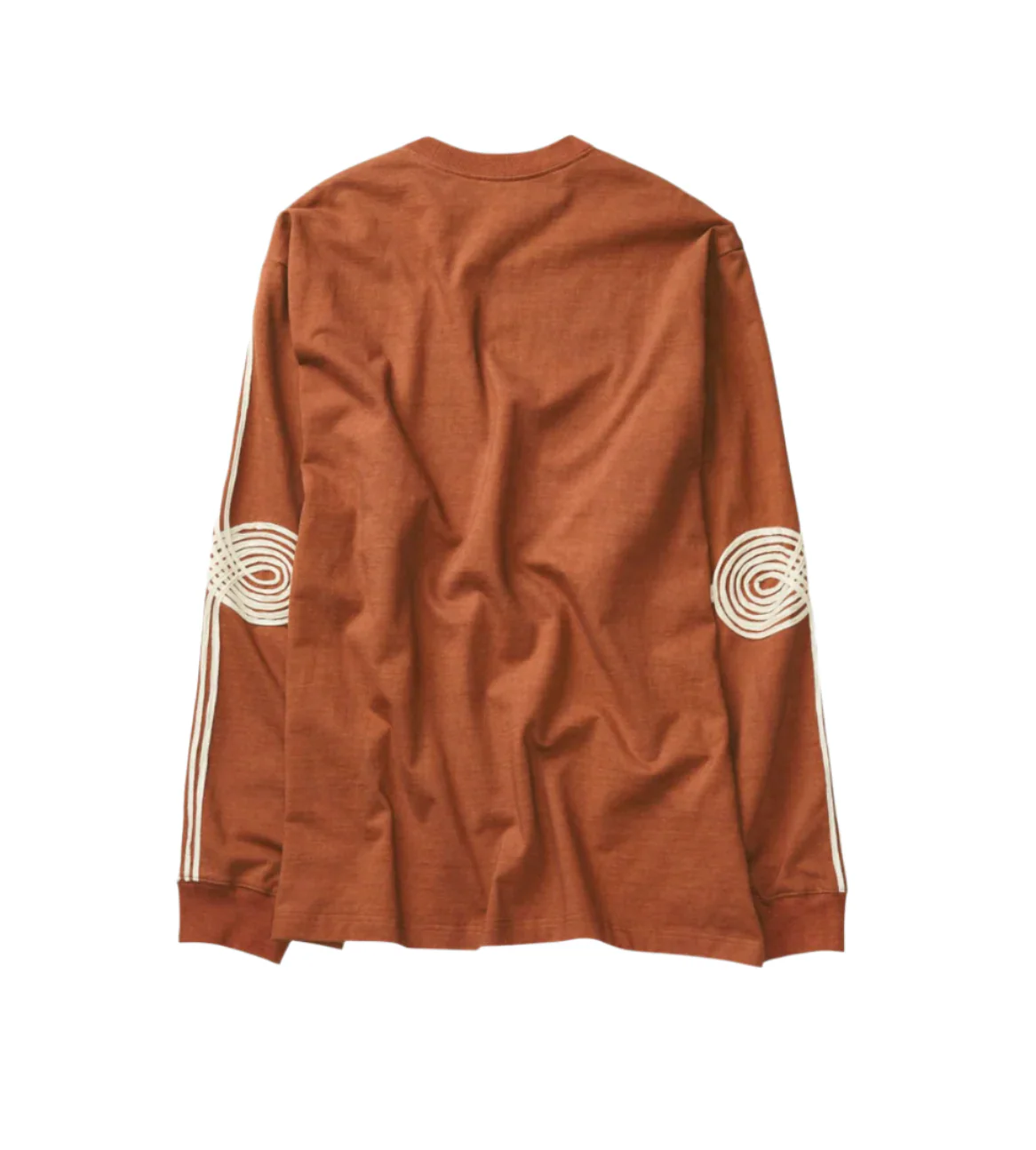 Song for the Mute Applique Crewneck Pullover Brown - Image 3