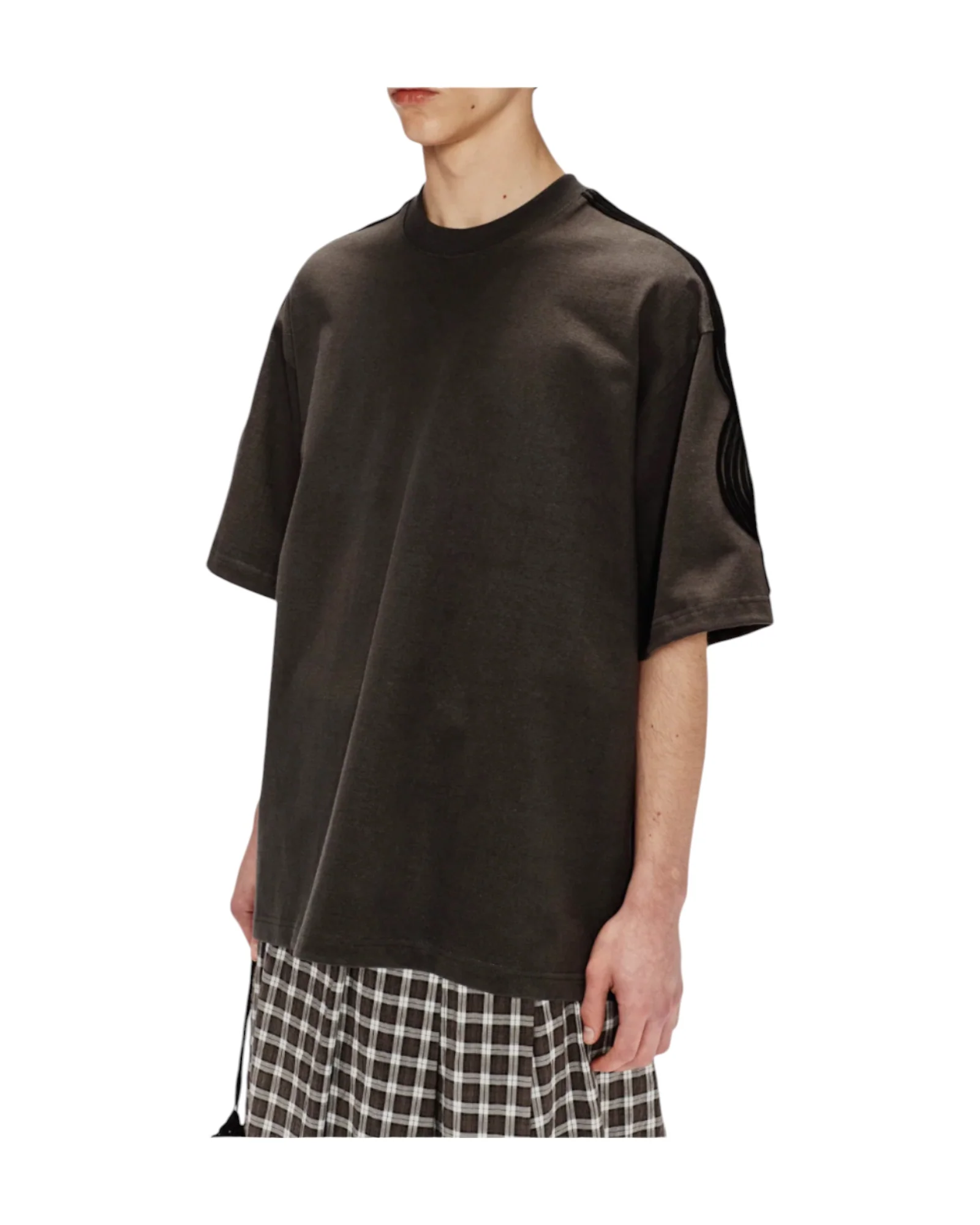 Song for the Mute Applique Gym Tee Washed Black