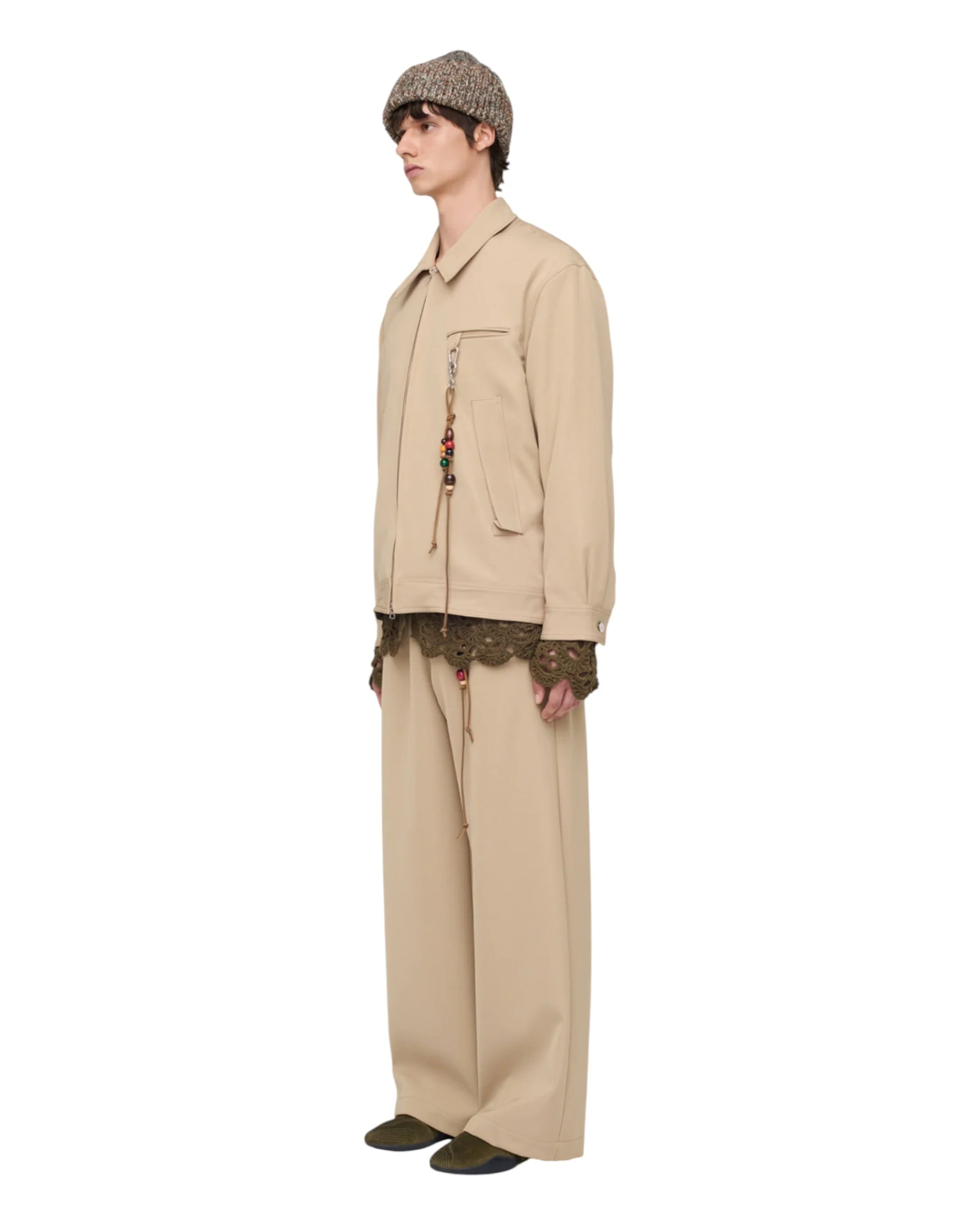 Song for the mute Coach Jacket Camel - Image 2