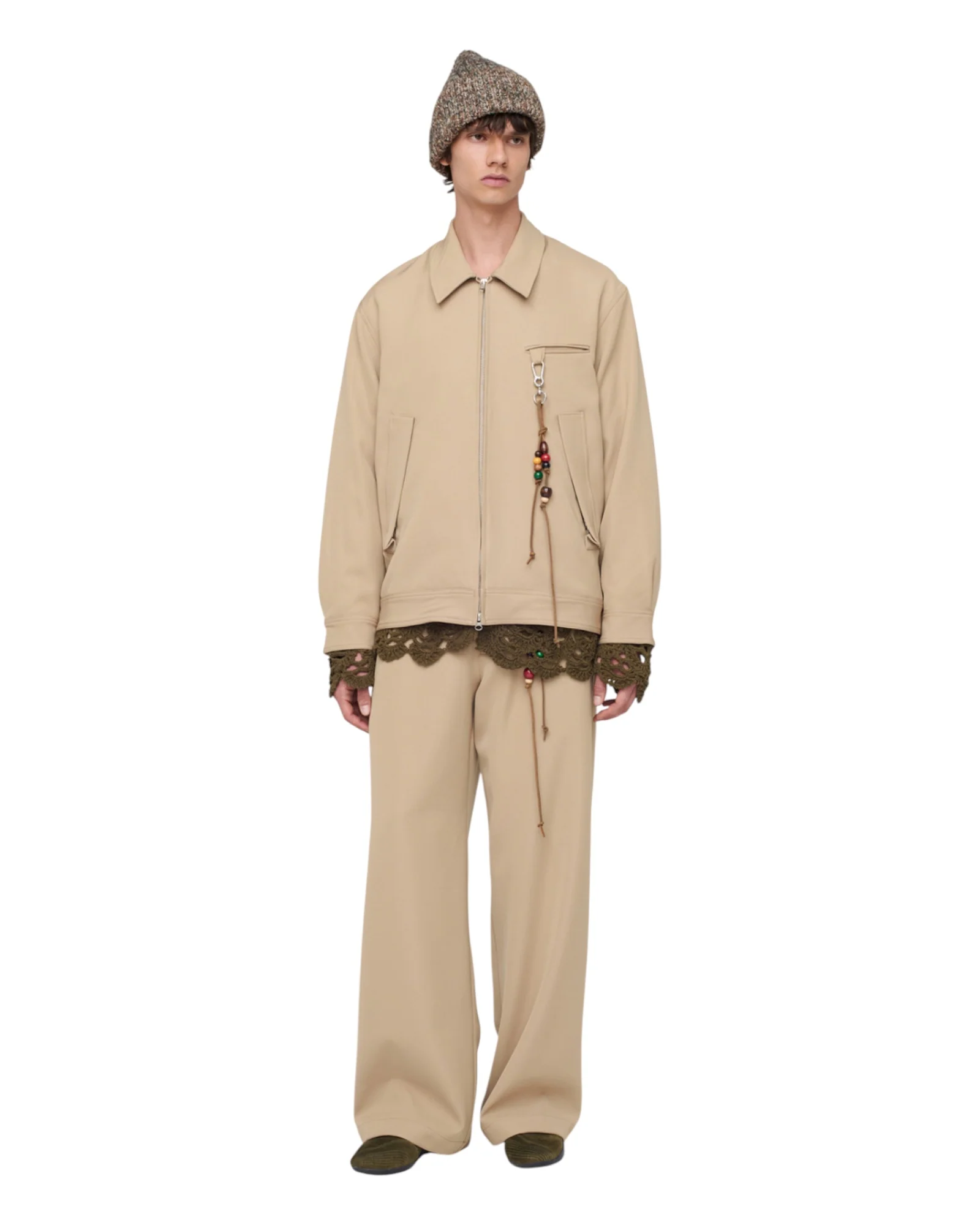 Song for the mute Coach Jacket Camel - Image 4