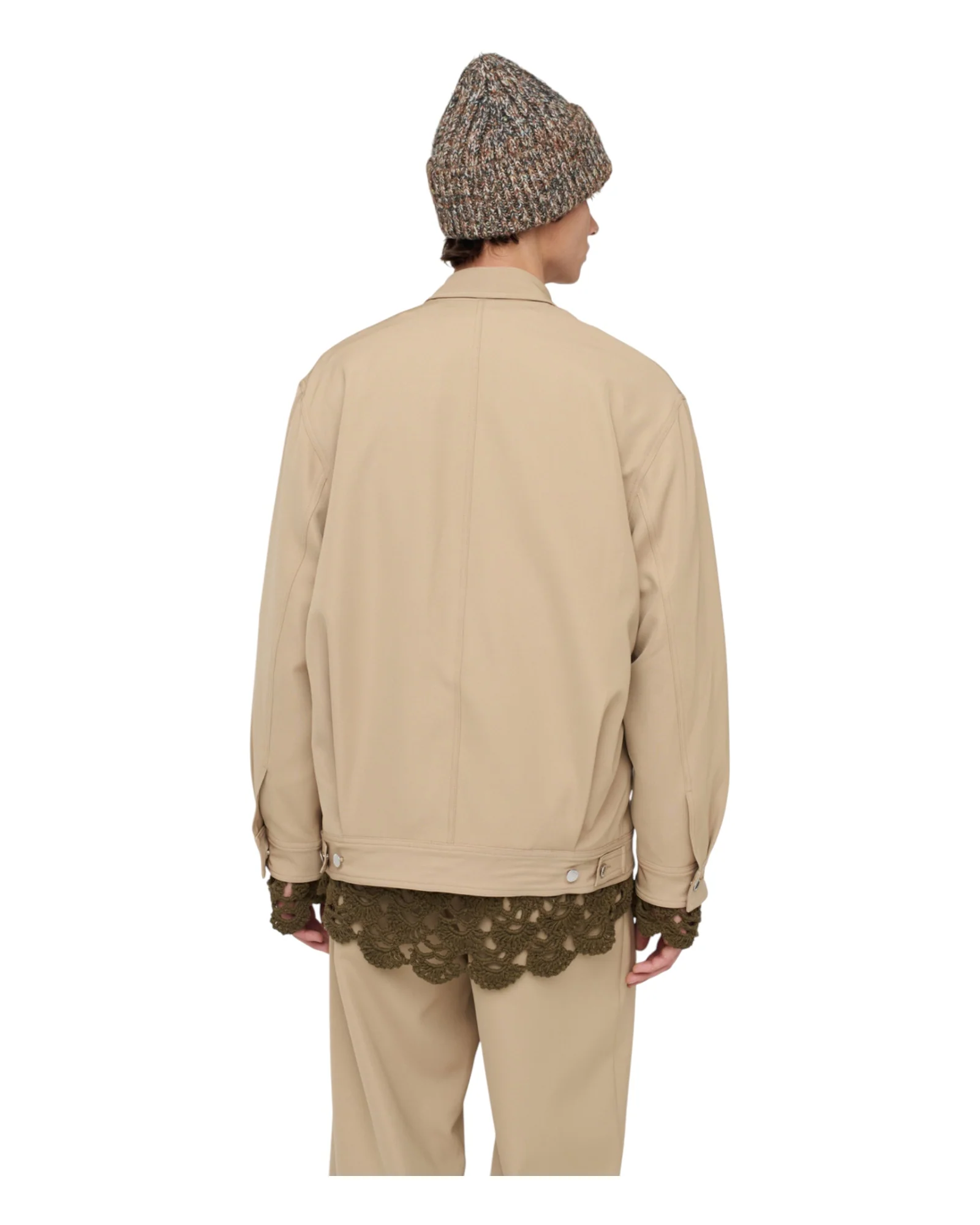 Song for the mute Coach Jacket Camel - Image 8