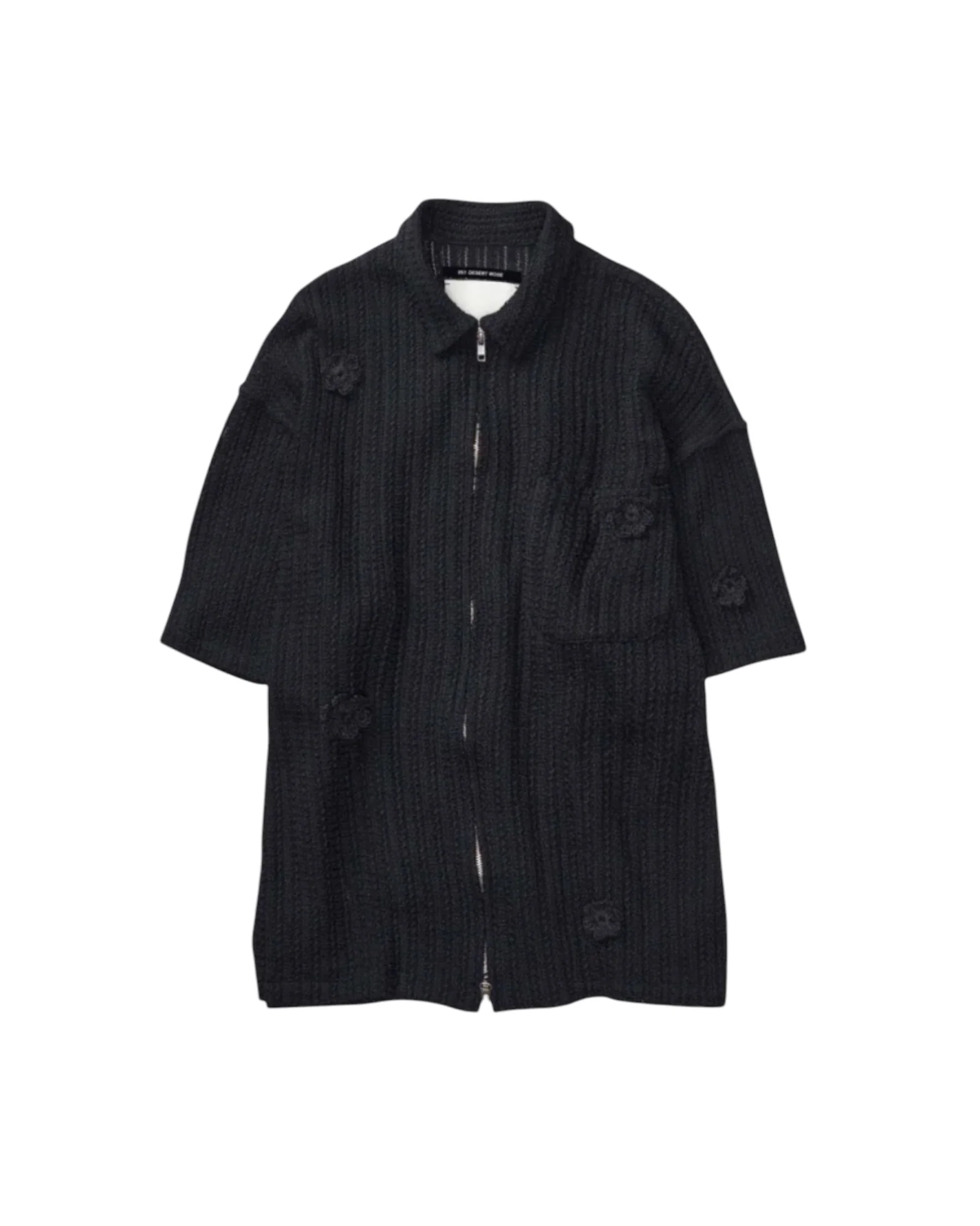 Song for the Mute Daisy Zip Up Gym Shirt Black