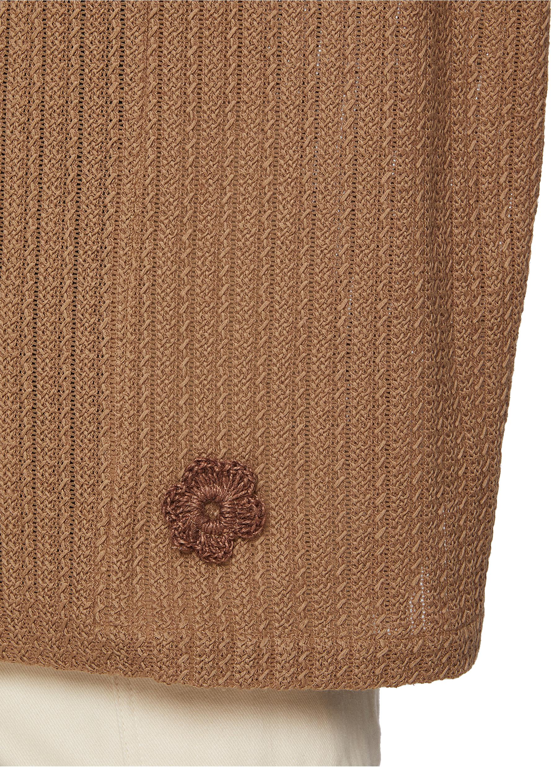 Song for the Mute Daisy Zip Up Gym Shirt Sand - Image 4